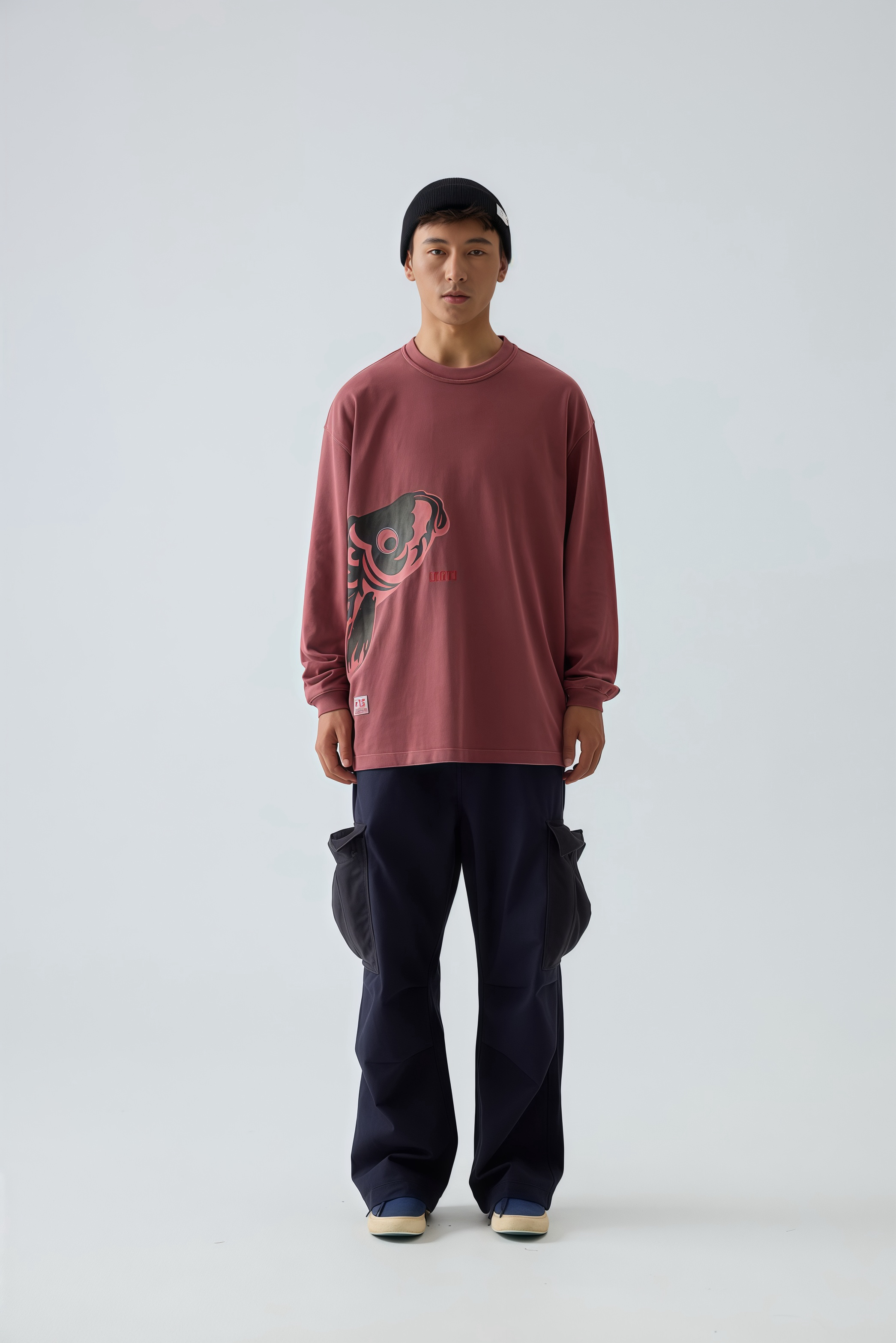 Men's Two-Tone Cargo Pants - Utility Work Trousers with Multi-Pockets and Pen Slot-Liberaturs