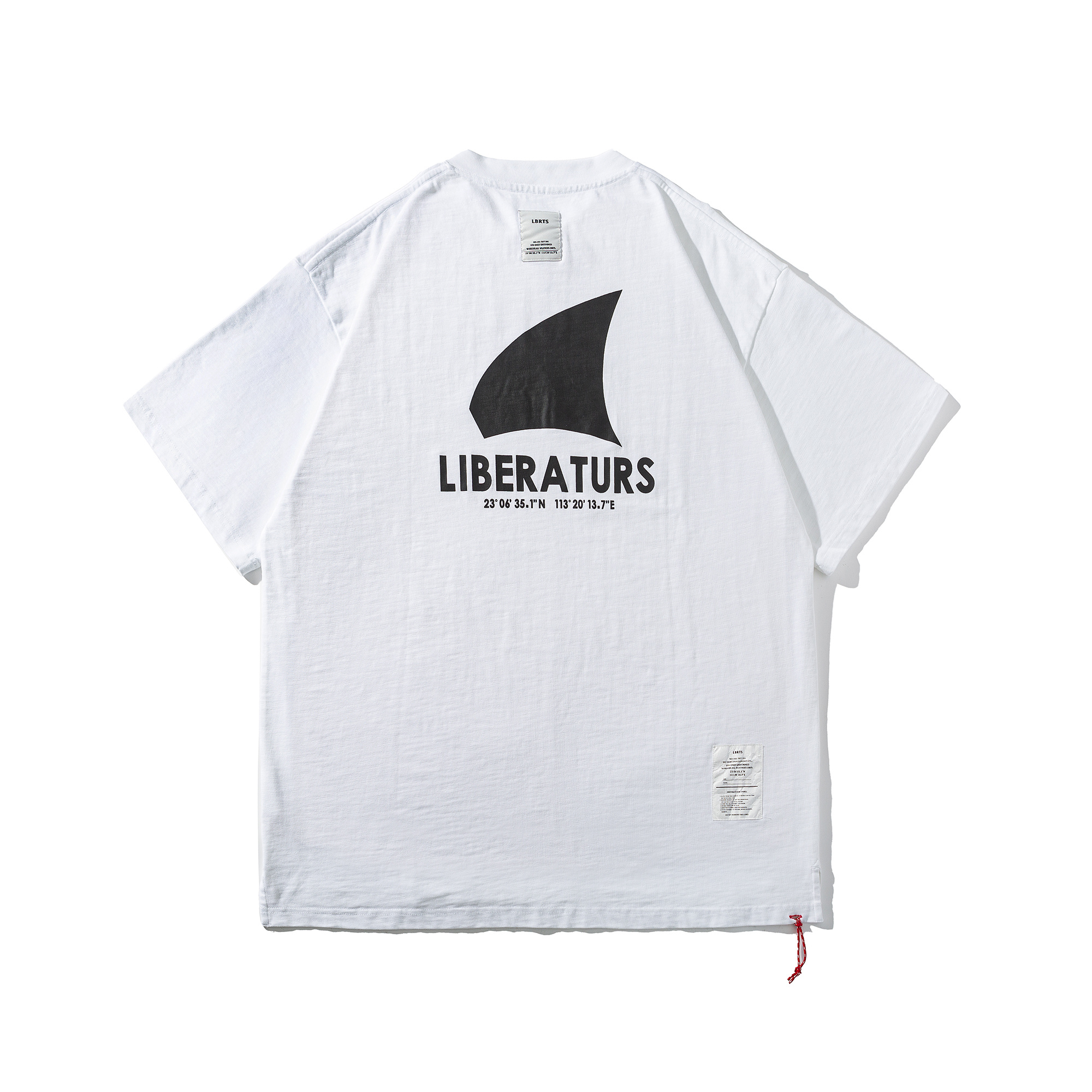 Men's "Sail" Henley Neck T-shirt - Mid-Weight Cotton