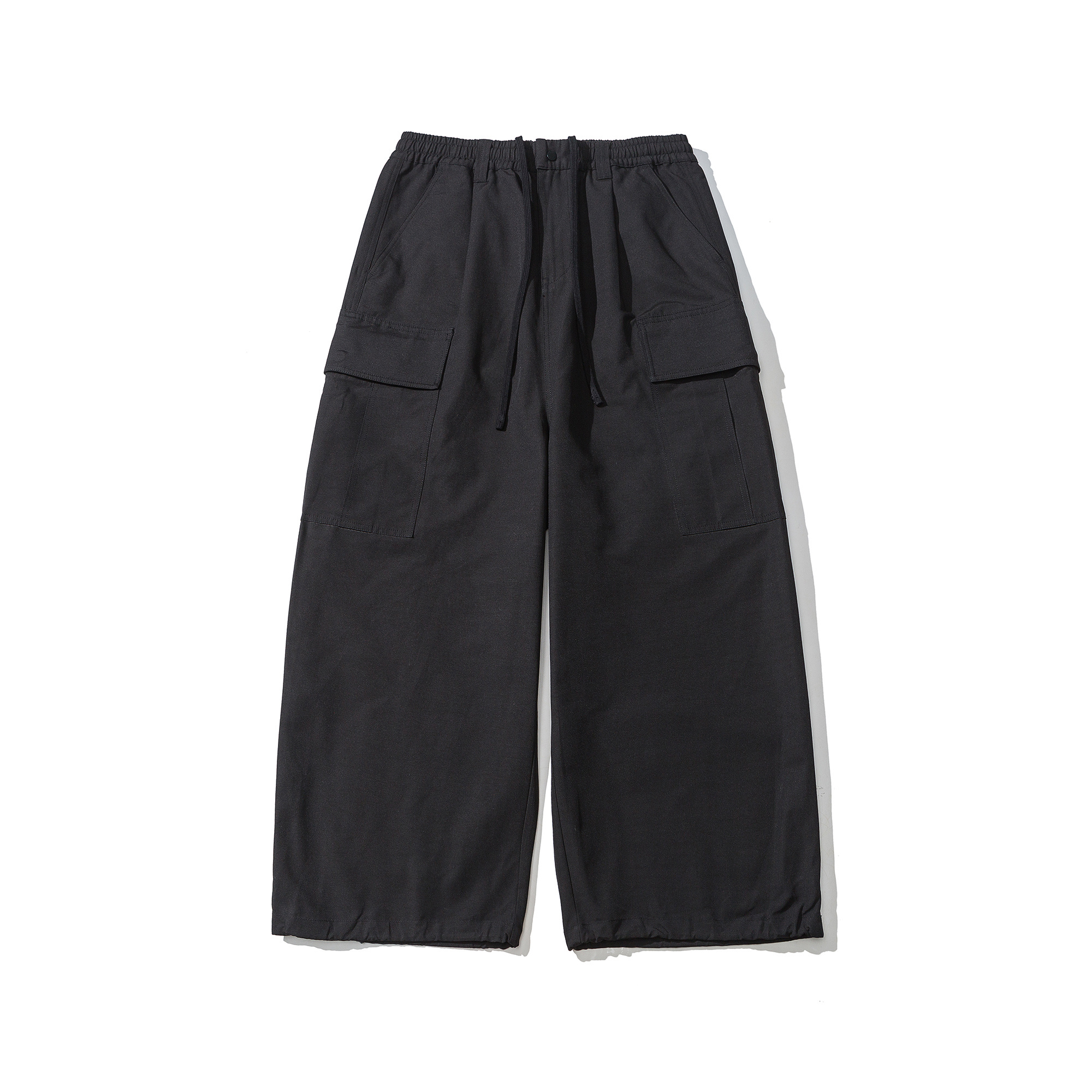 Men's Wide-Leg Cargo Pants - Relaxed Fit & Utility Design-Liberaturs