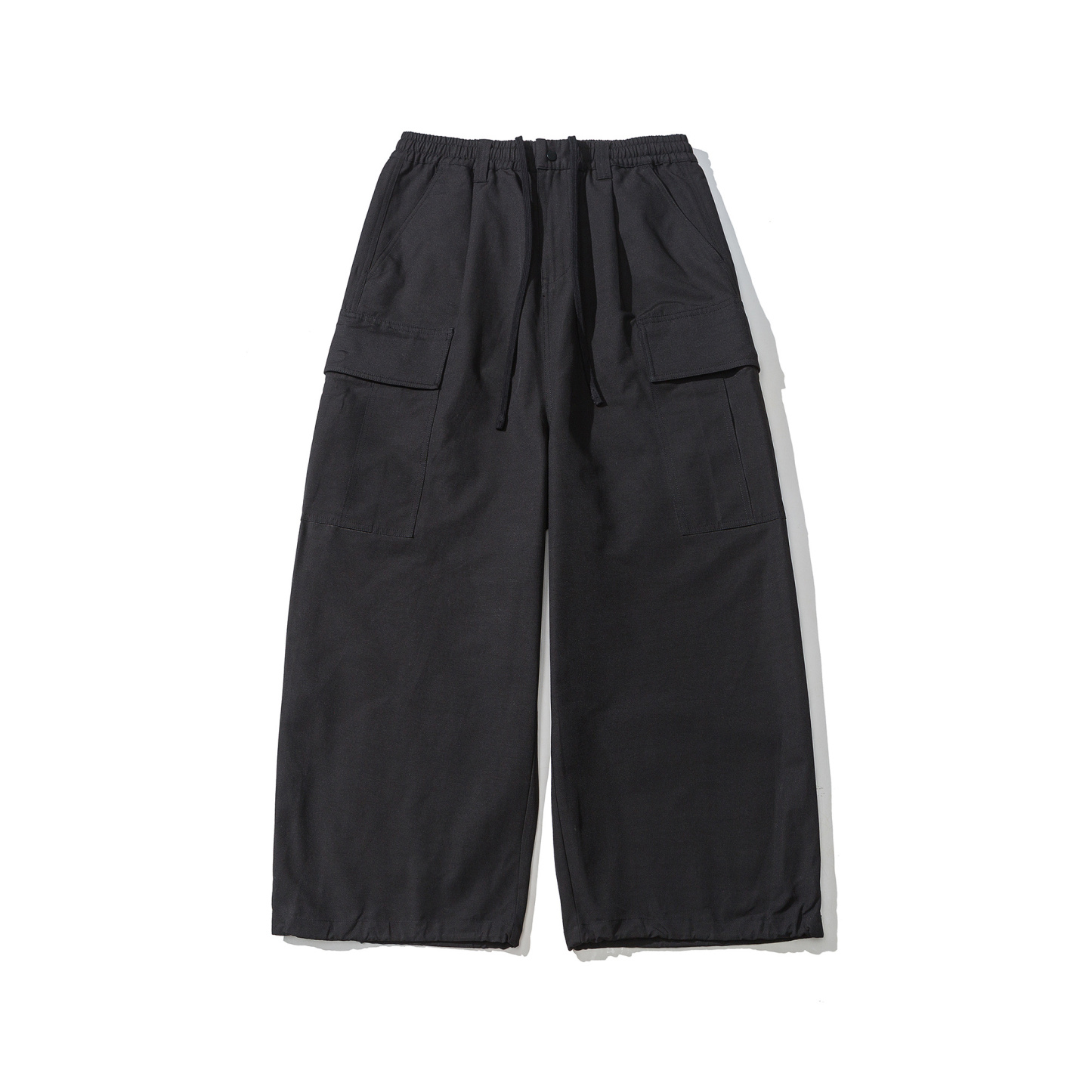 Men's Wide-Leg Cargo Pants - Relaxed Fit & Utility Design-Liberaturs