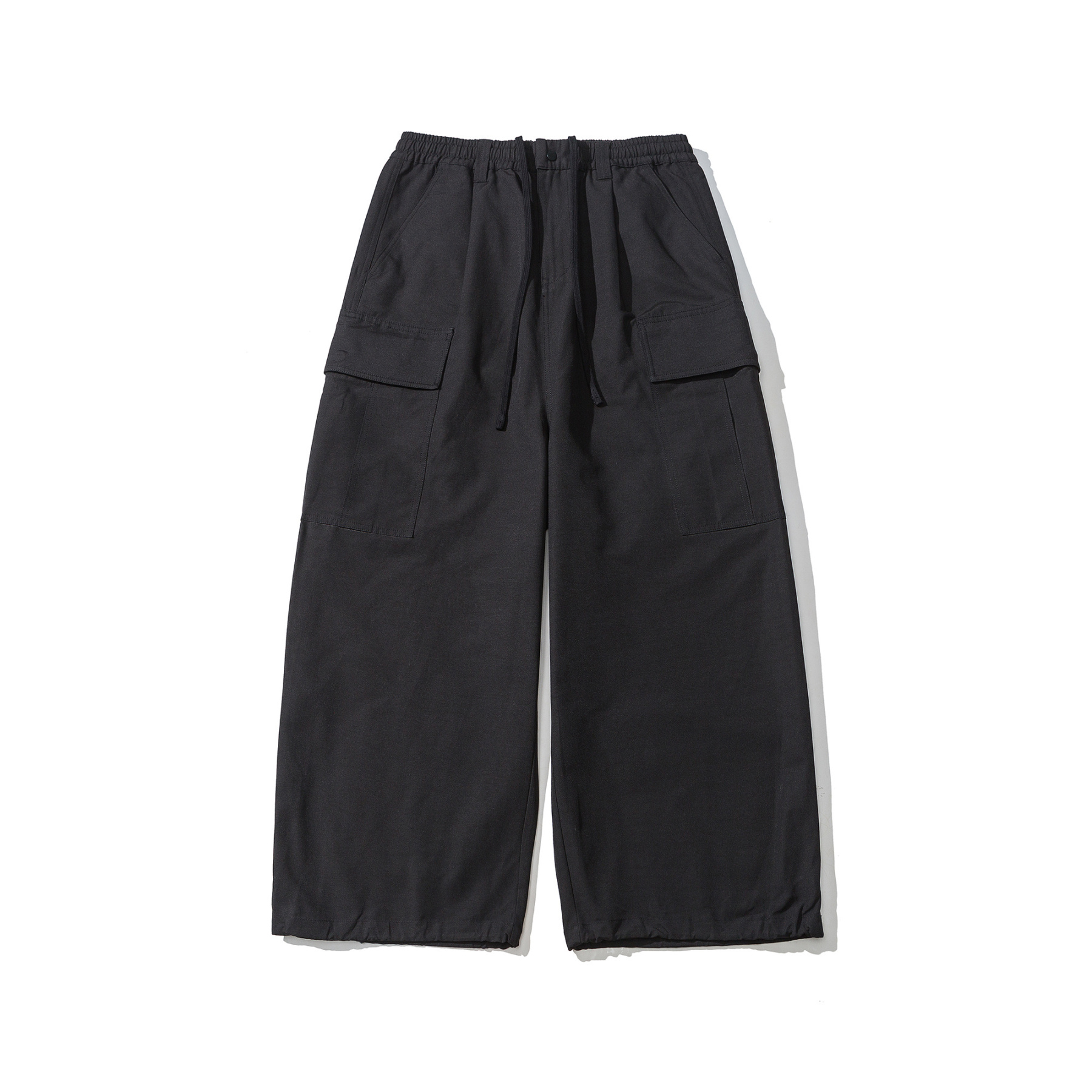Men's Wide-Leg Cargo Pants - Relaxed Fit & Utility Design-Liberaturs