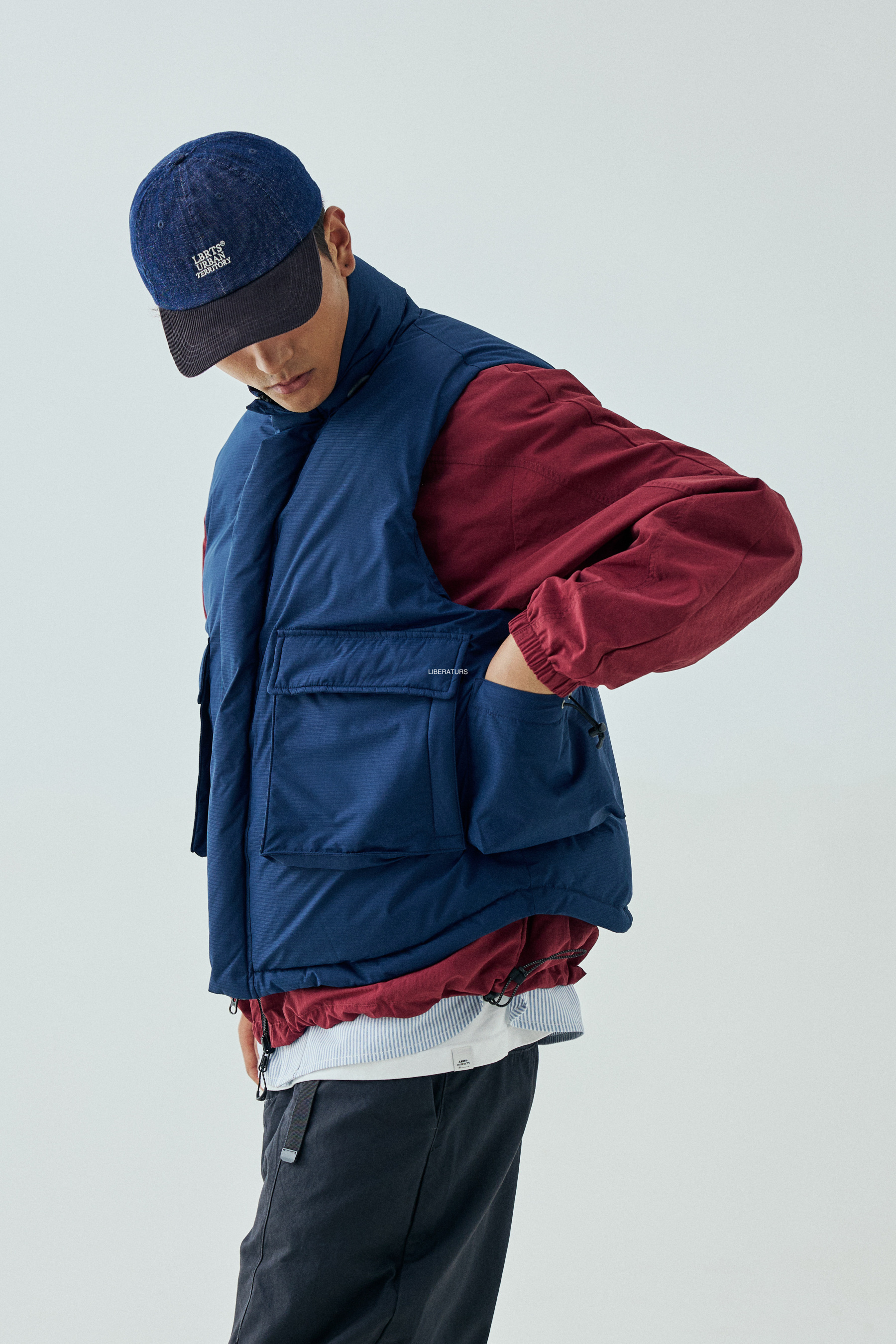 Men's Down Vest - Lightweight Quilted Puffer Vest for Urban Wear -Liberaturs