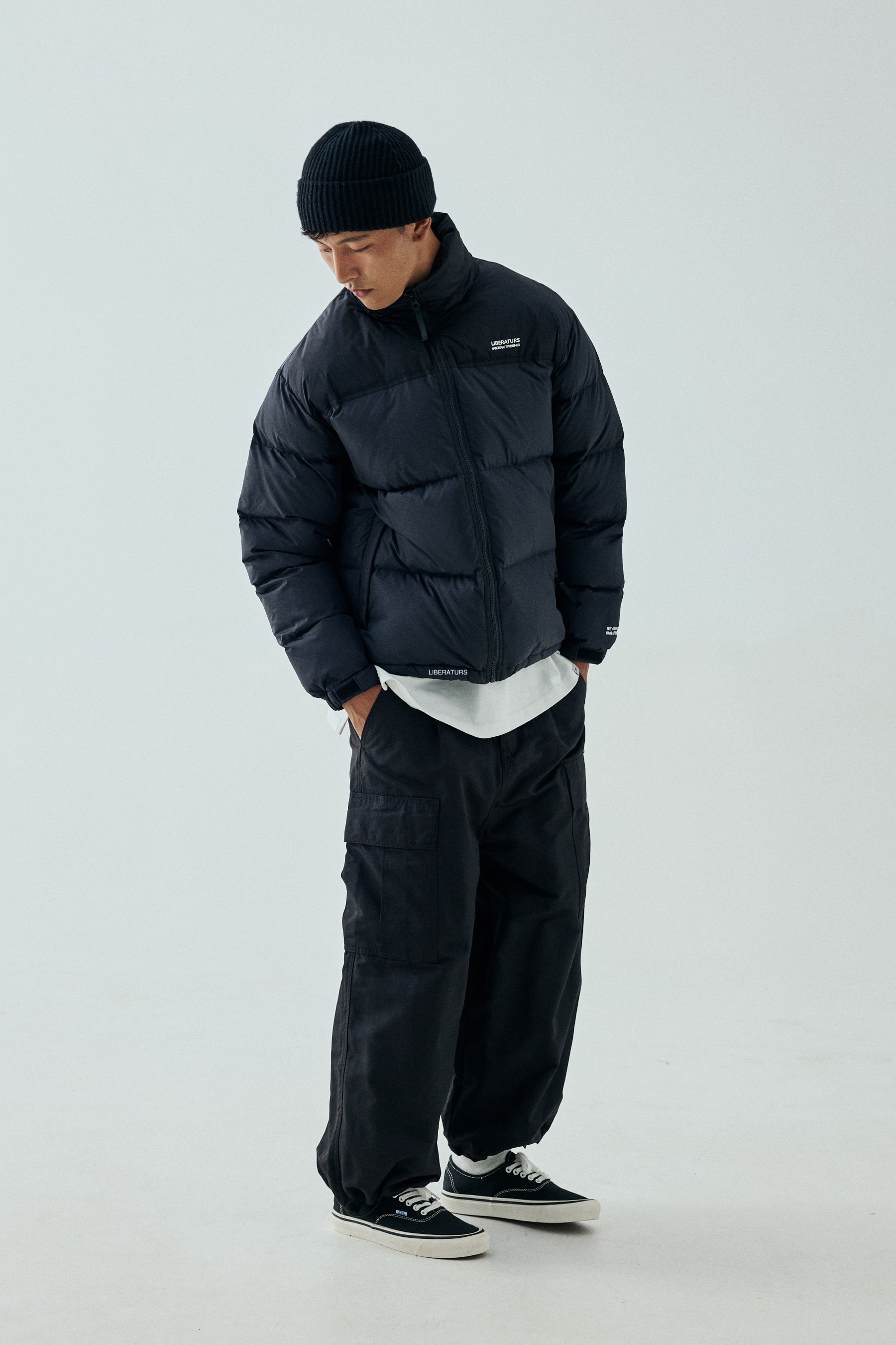 Men's Outdoor Down Jacket - Lightweight Puffer Coat -Liberaturs