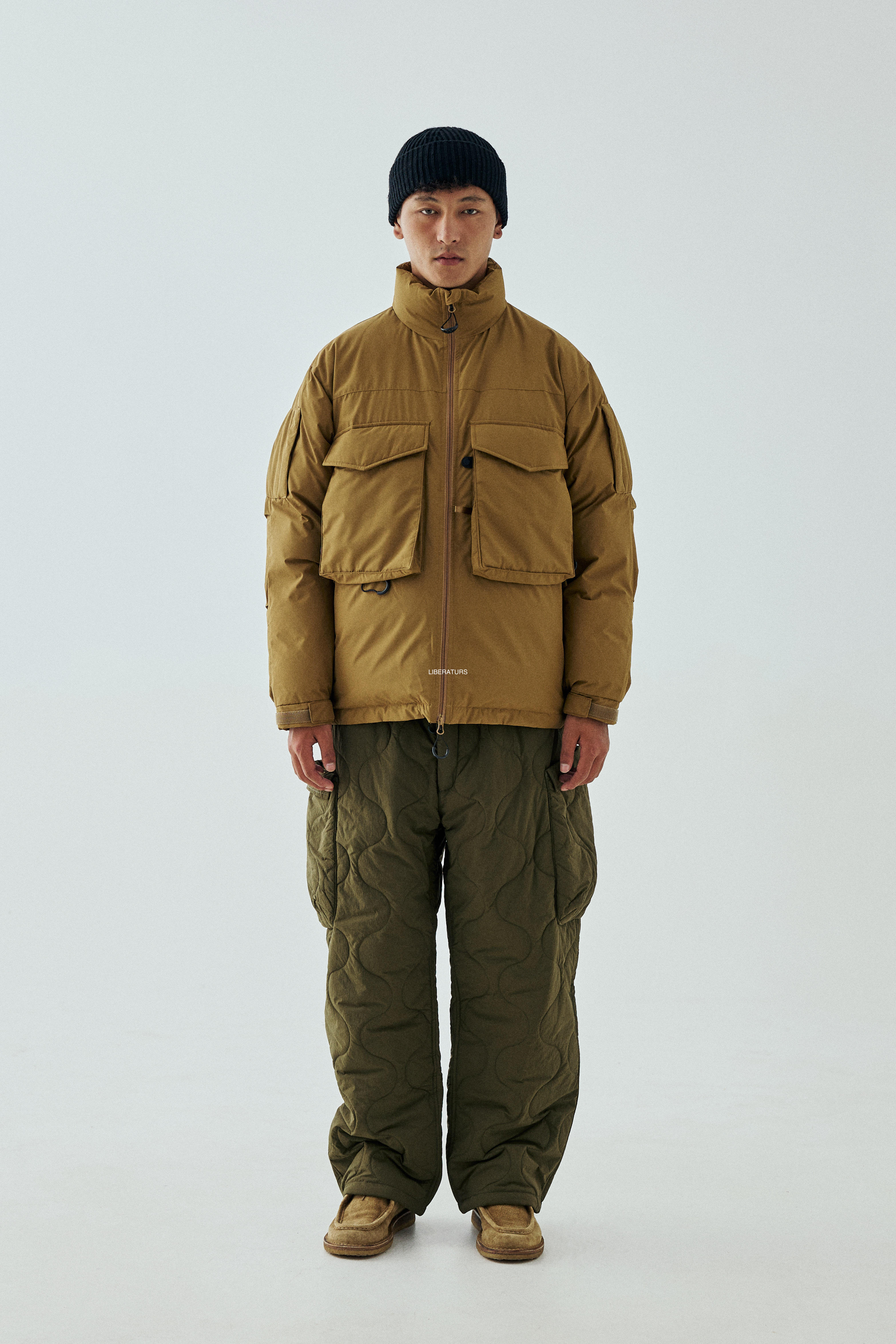 Men's Oversized Down Jacket - Premium Insulated Puffer Coat for Winter -Liberaturs