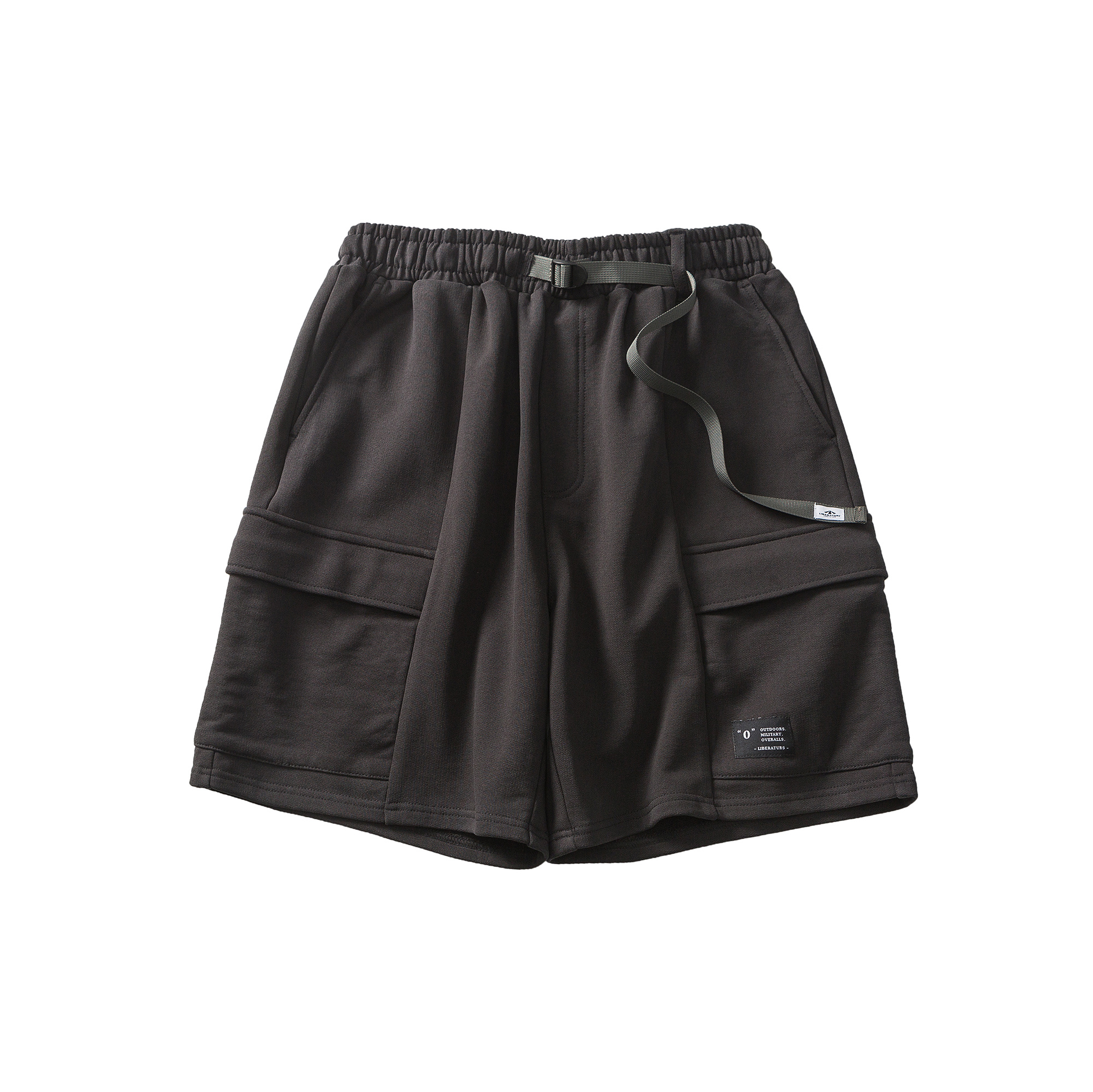 Men's Washed Vintage Cargo Sweat Shorts - Relaxed Fit Utility Cotton