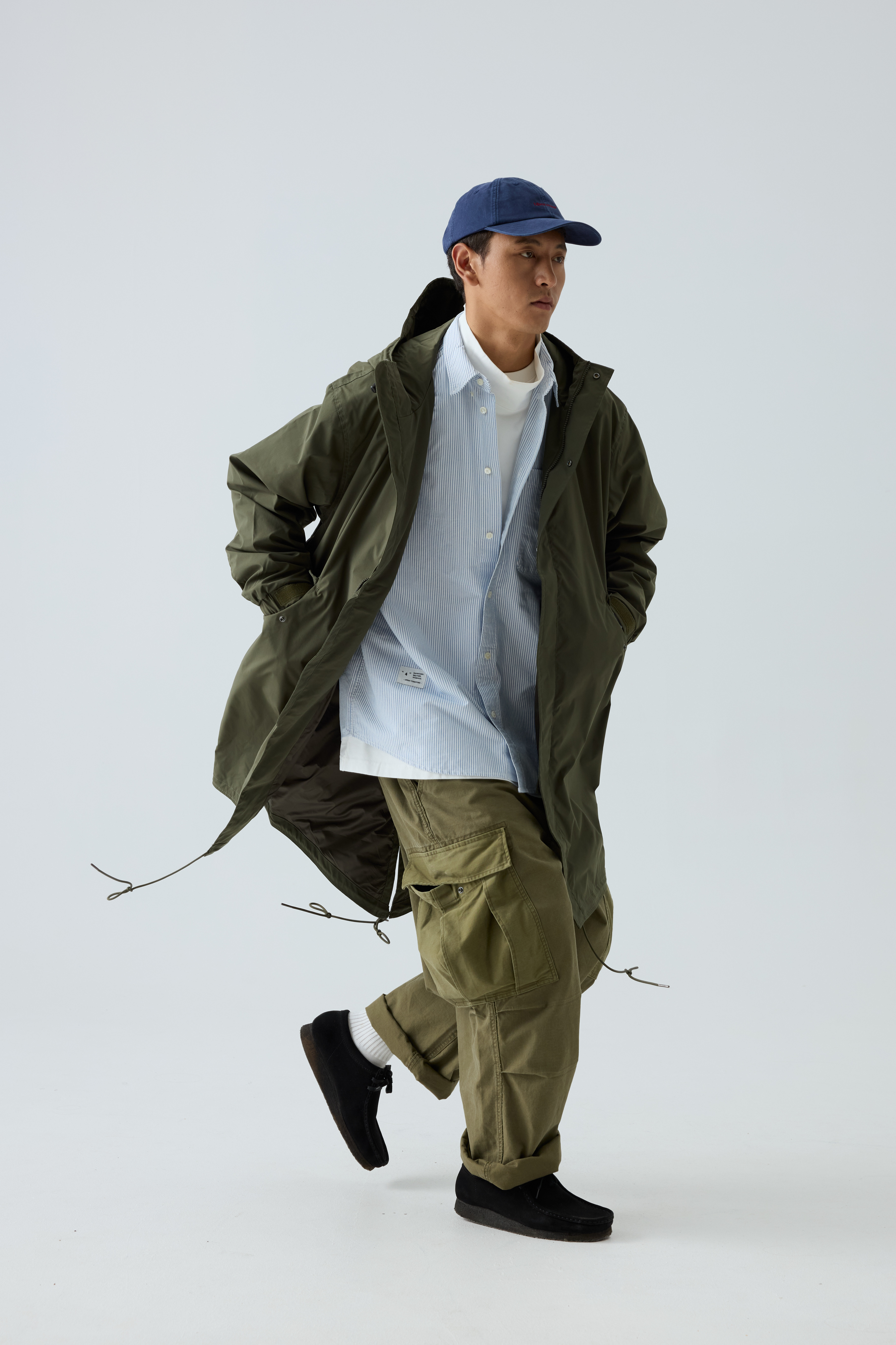 Men's Classic Oxford Shirt - Versatile Striped Button-Down-Liberaturs