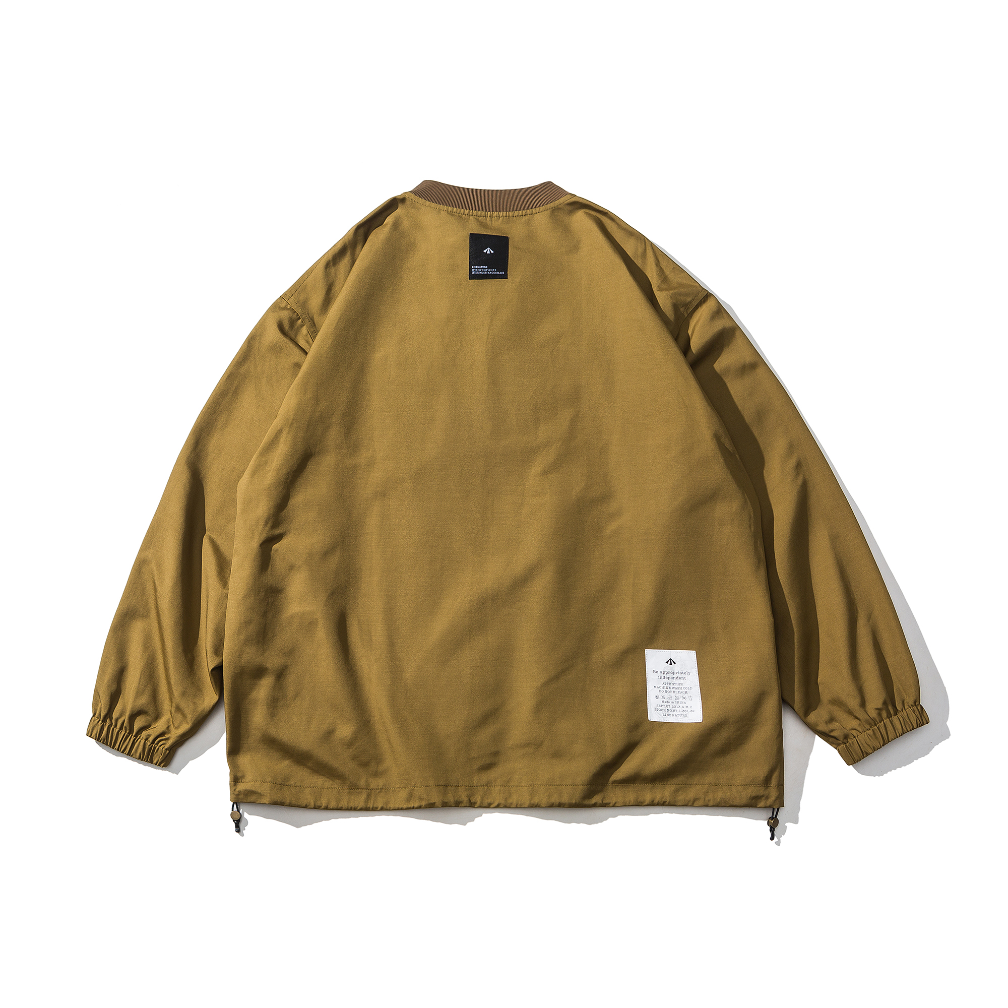 Men's Wind-Resistant Quarter-Zip Hoodie - Midweight Fleece Pullover -Liberaturs