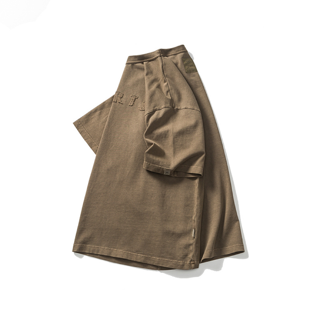 Men's Wax Print Patch Short Sleeve Tee - Heavyweight Relaxed Fit