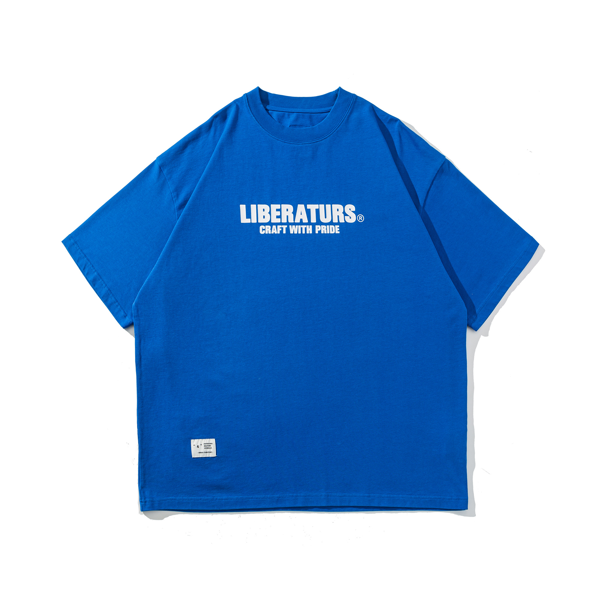 Men's Branded Graphic Crewneck T-shirt - Heavyweight Cotton
