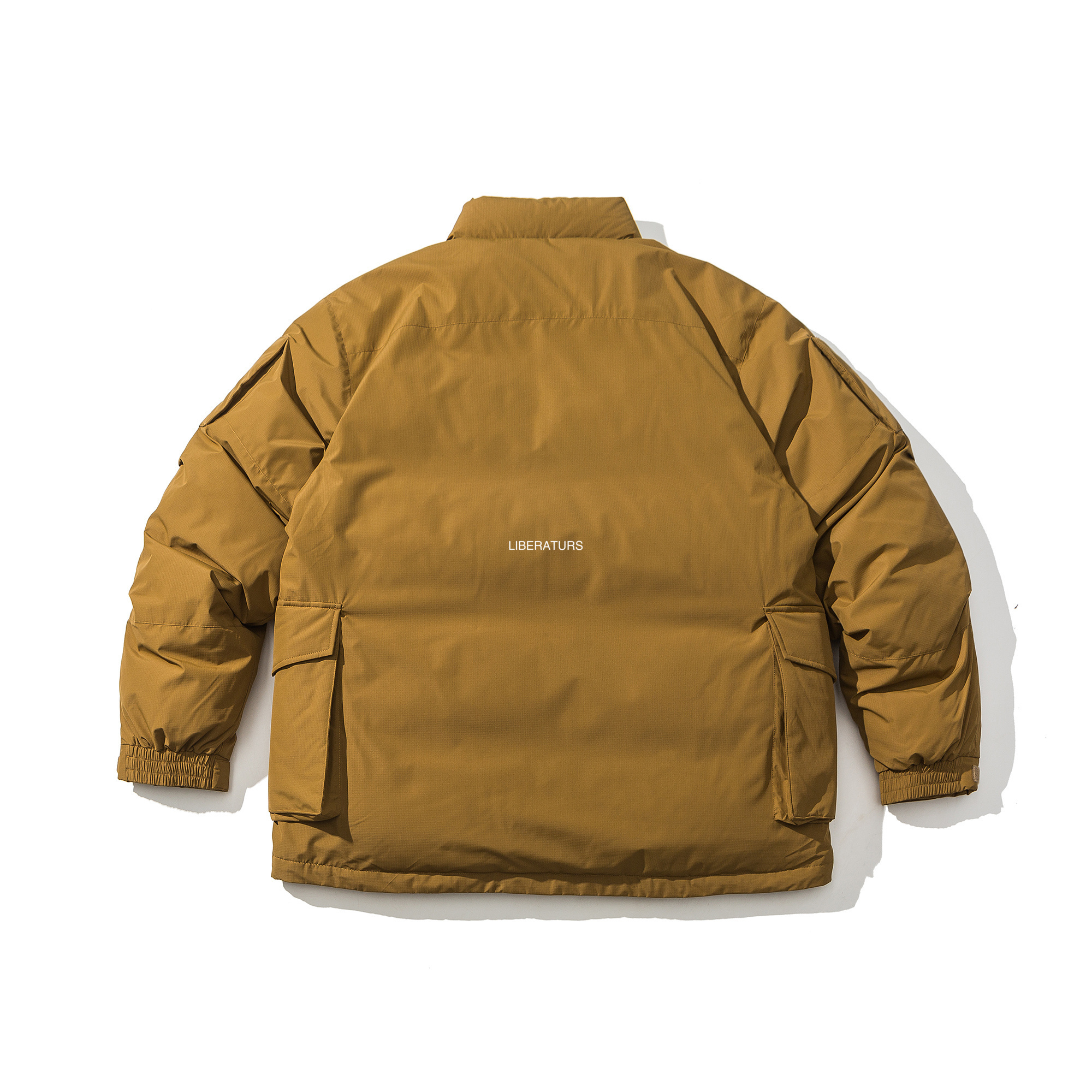 Men's Oversized Down Jacket - Premium Insulated Puffer Coat for Winter -Liberaturs