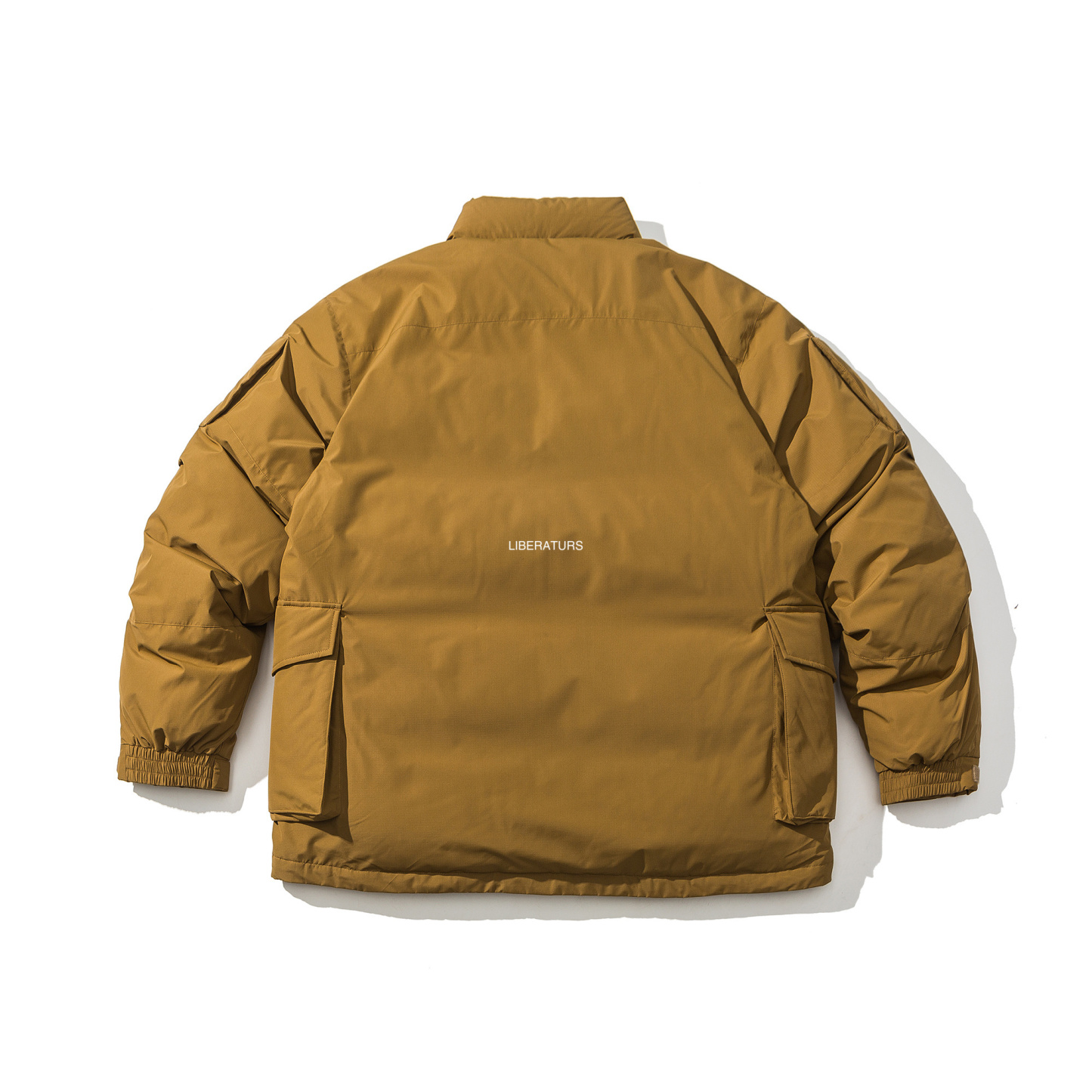 Men's Oversized Down Jacket - Premium Insulated Puffer Coat for Winter -Liberaturs