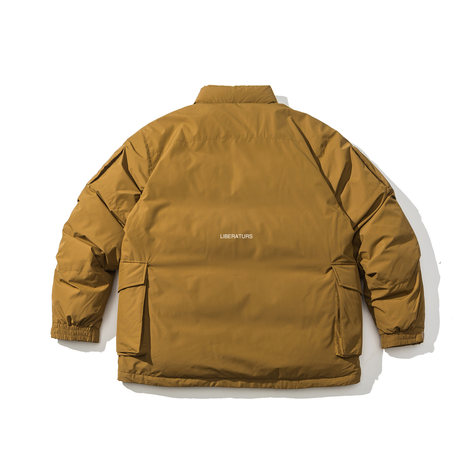 Men's Oversized Down Jacket - Premium Insulated Puffer Coat for Winter -Liberaturs