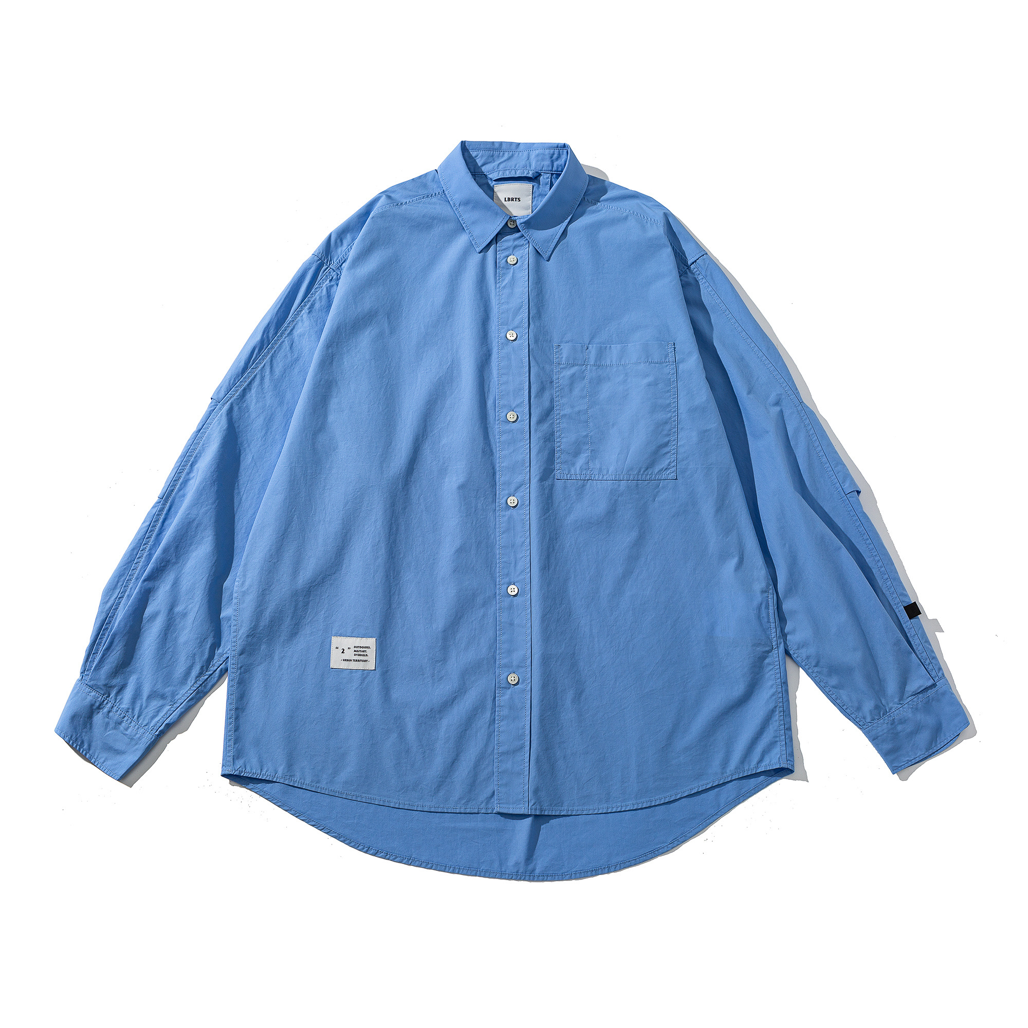 Men‘s Classic Utility Shirt - Oversized Pocket Shirt with Military Detail | Liberaturs