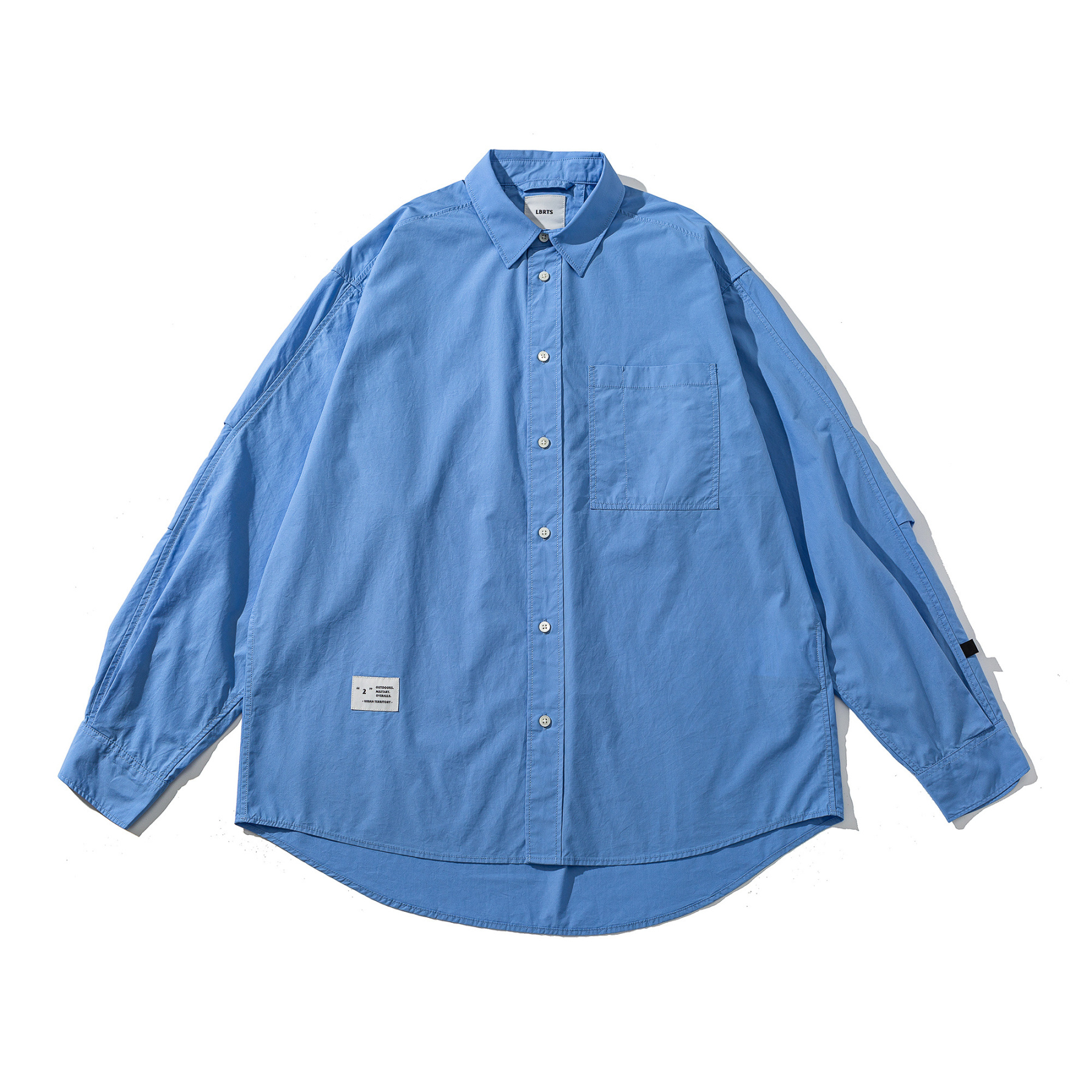 Men‘s Classic Utility Shirt - Oversized Pocket Shirt with Military Detail | Liberaturs