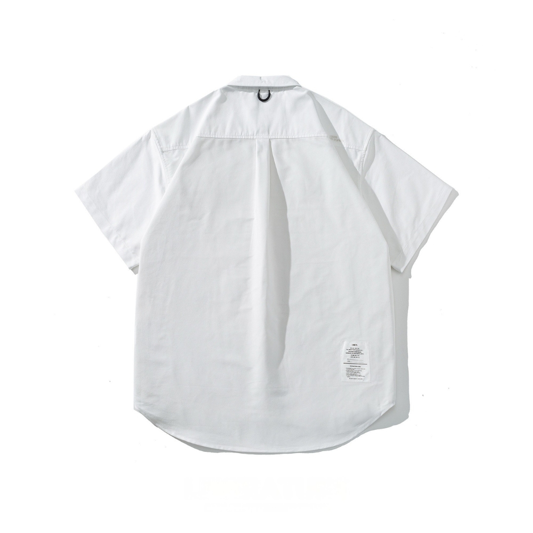 Men's Classic Oxford Button-Down Short Sleeve Shirt - Relaxed Fit 