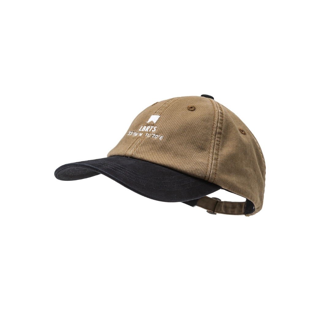 Vintage Washed Cotton Baseball Cap - Adjustable Retro Style | Liberaturs