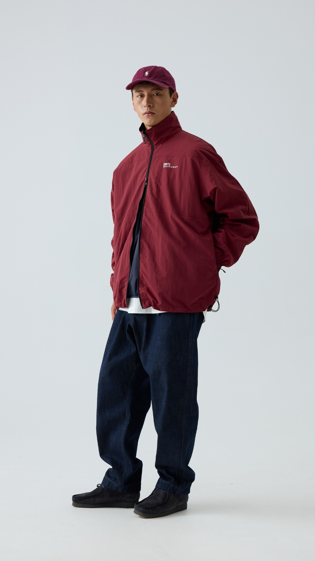 Men's Reversible Tech Jacket - 2-in-1 Windproof Shell Jacket -Liberaturs