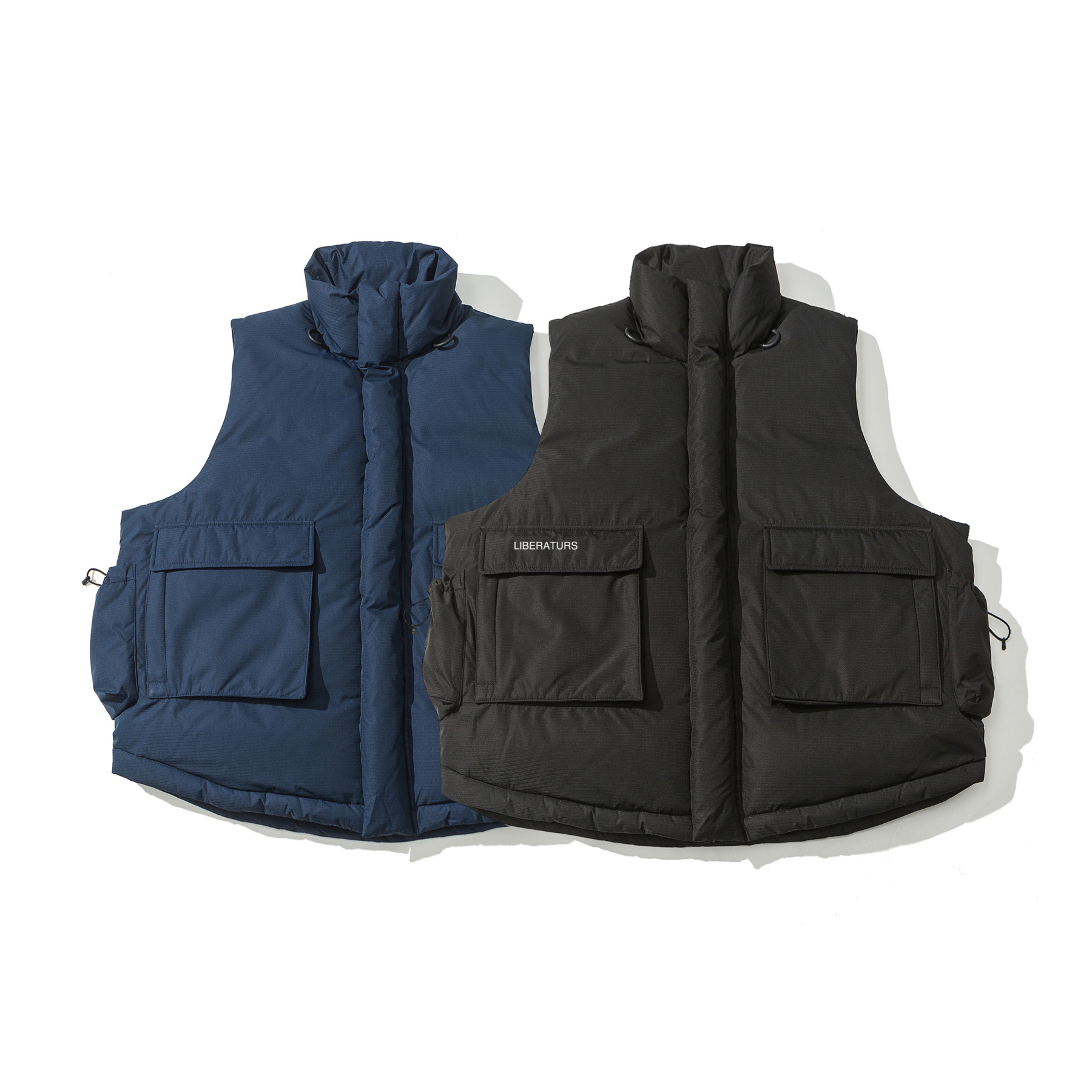 Men's Down Vest - Lightweight Quilted Puffer Vest for Urban Wear -Liberaturs