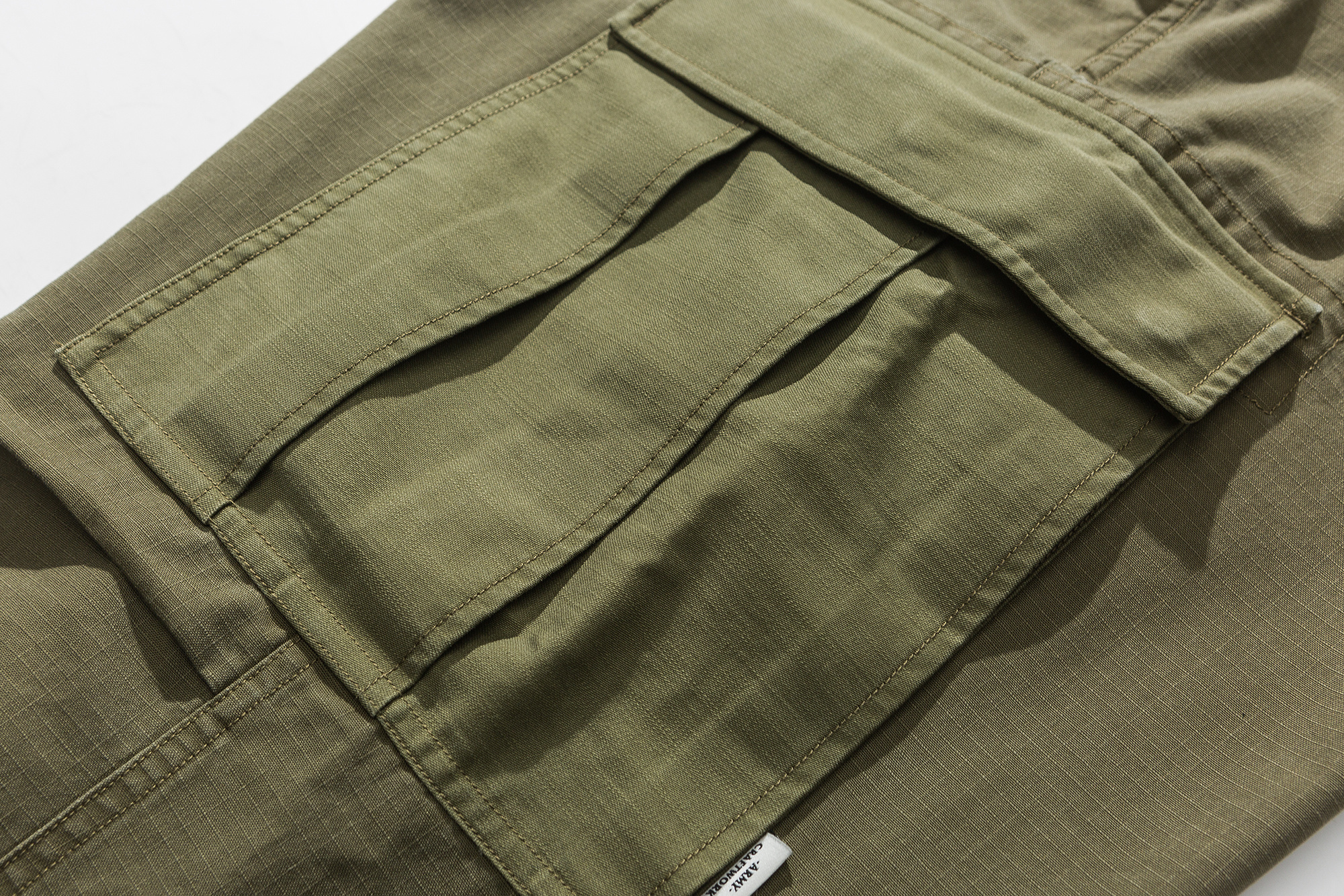 Men's Two-Tone Cargo Pants - Utility Work Trousers with Multi-Pockets and Pen Slot-Liberaturs