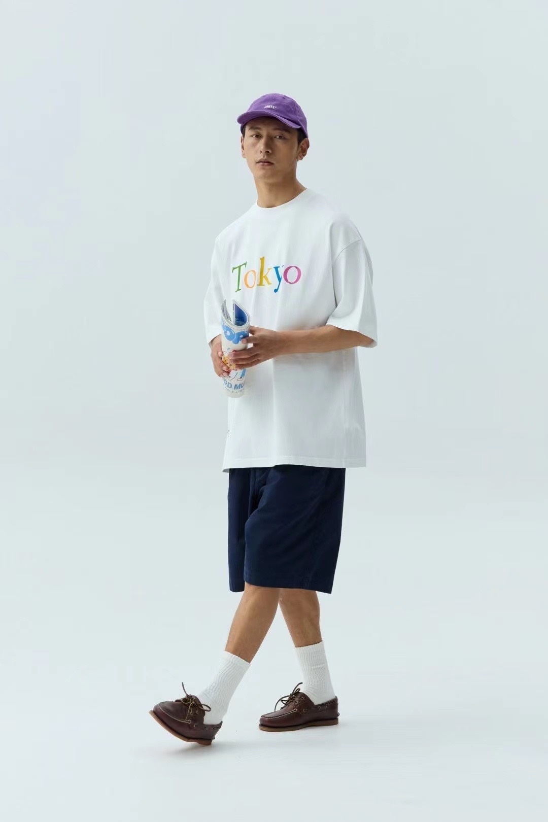 Men's Tokyo New York Dual City Graphic T-shirt - Heavyweight Cotton