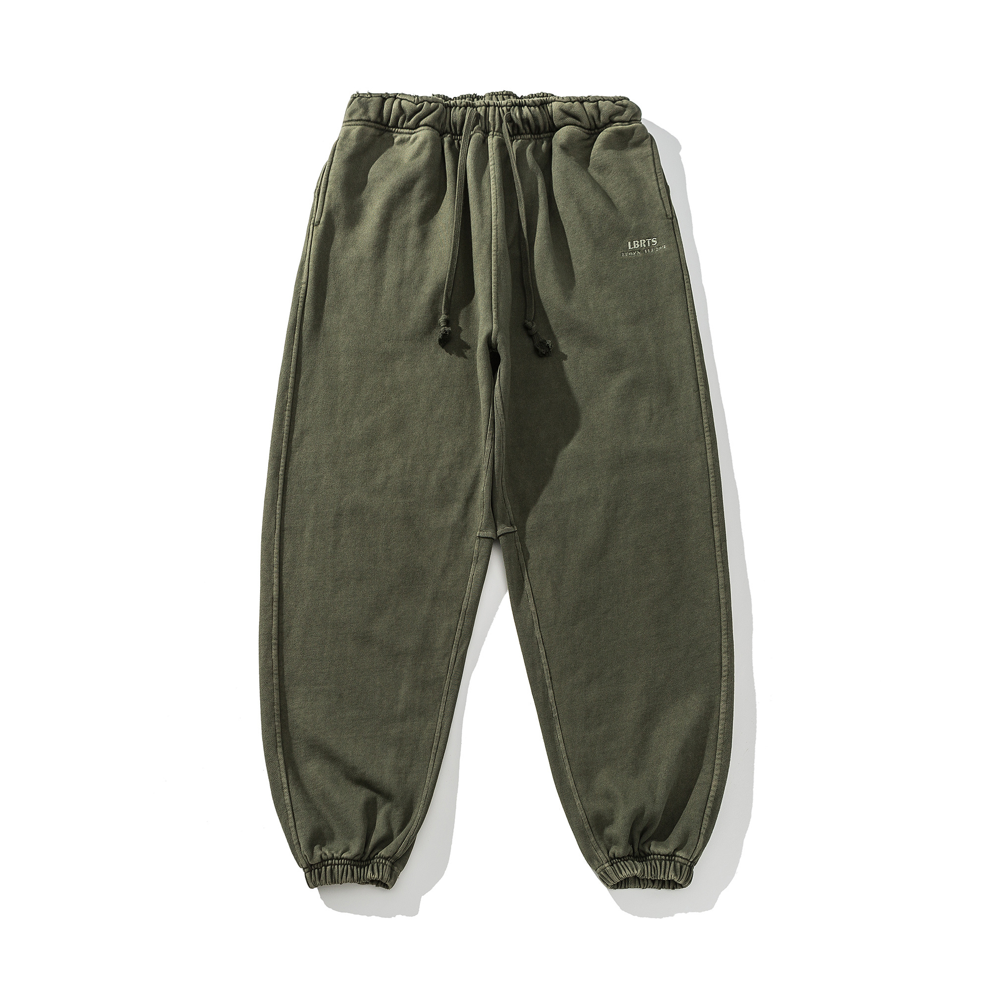 Men's Heavyweight Sweatpants - Garment-Dyed & Distressed-Liberaturs