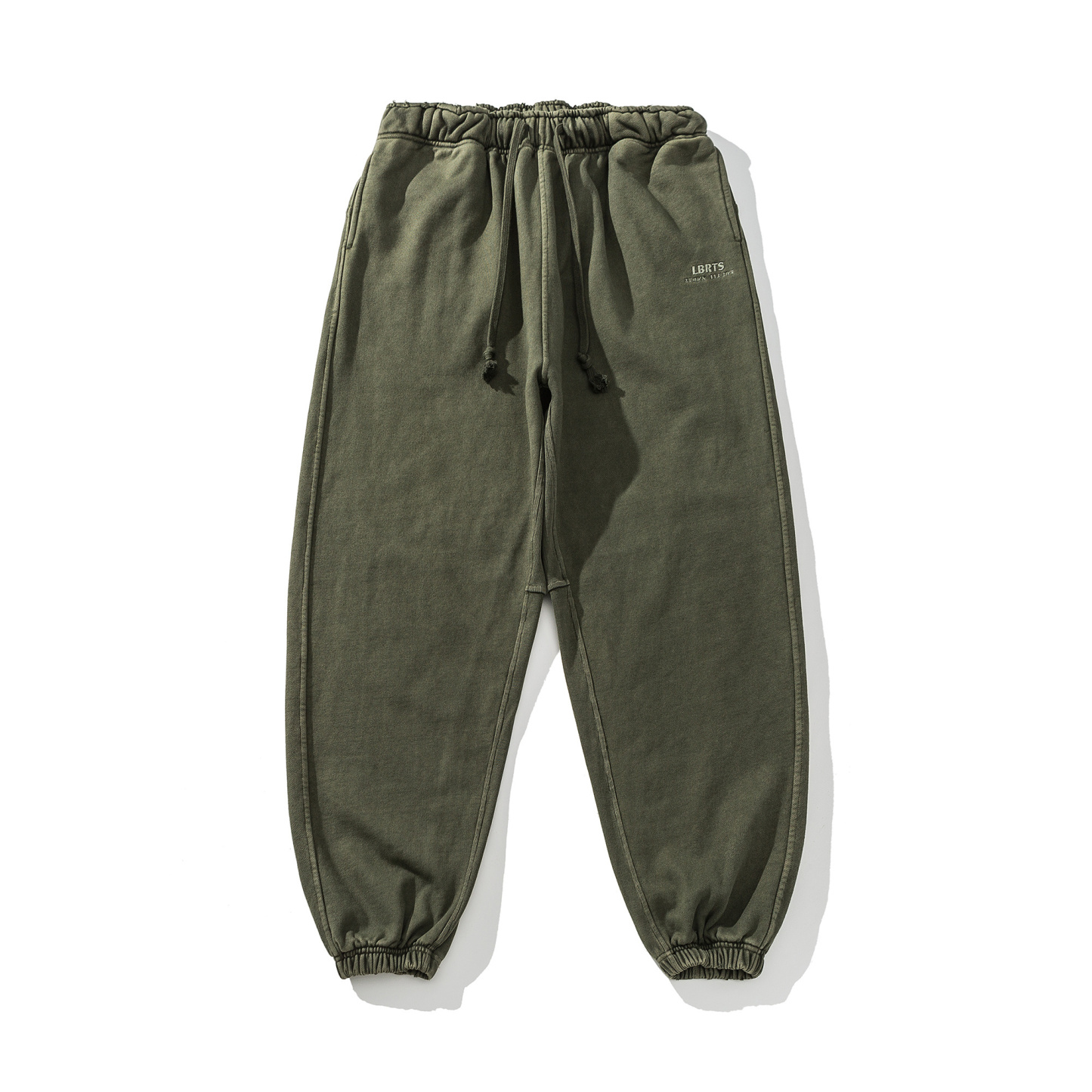 Men's Heavyweight Sweatpants - Garment-Dyed & Distressed-Liberaturs