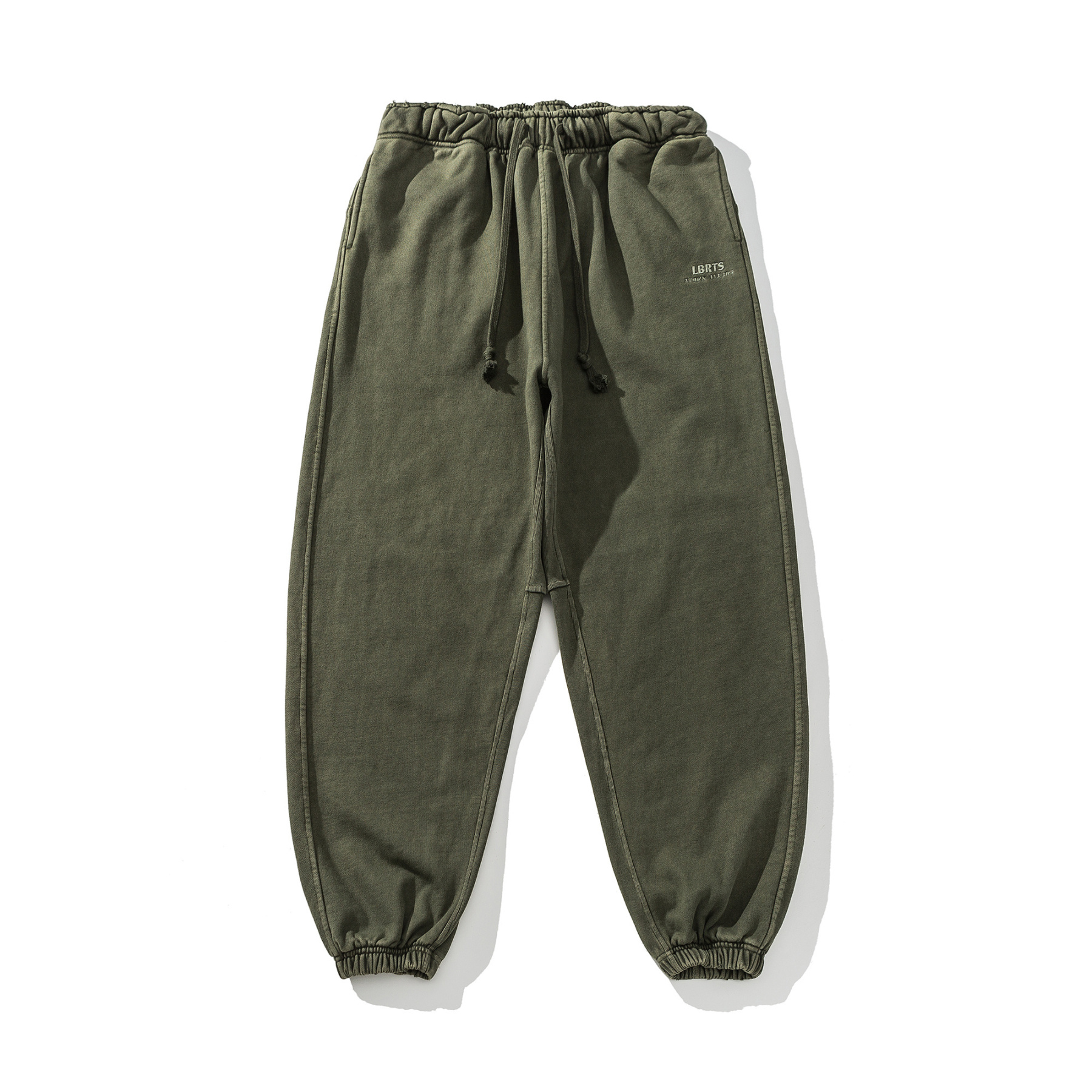 Men's Heavyweight Sweatpants - Garment-Dyed & Distressed-Liberaturs
