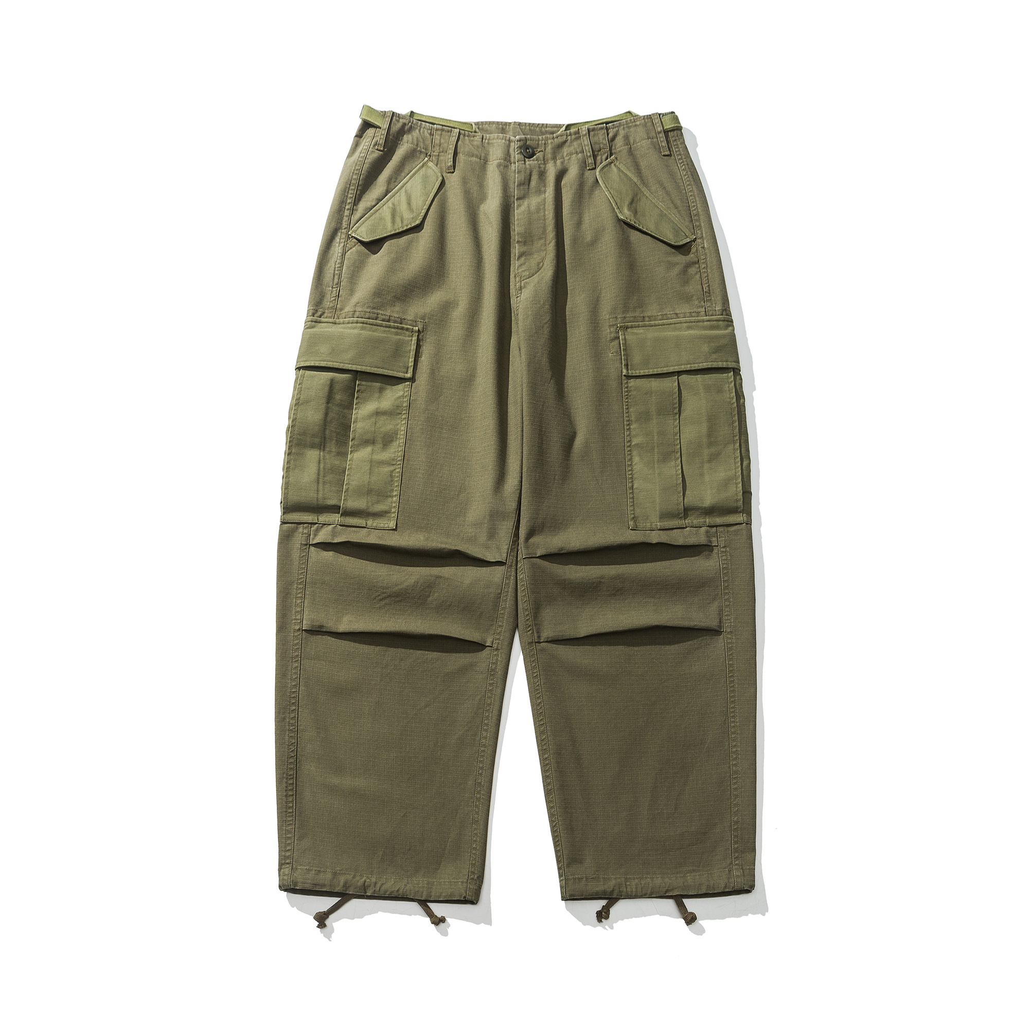 Men's Two-Tone Cargo Pants - Utility Work Trousers with Multi-Pockets and Pen Slot-Liberaturs