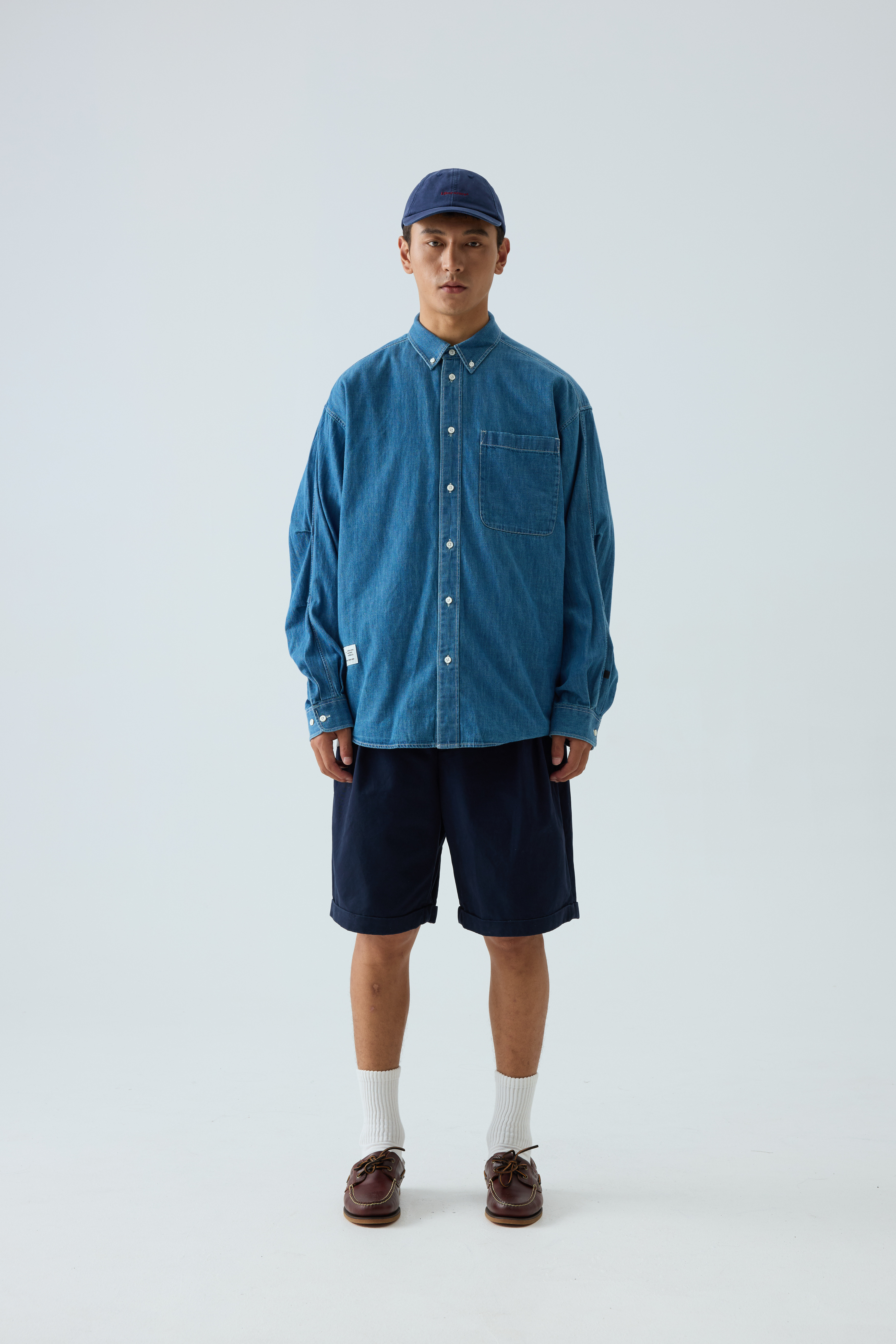 Men‘s B.D. Wash Denim Shirt - Oversized Utility Chambray Shirt