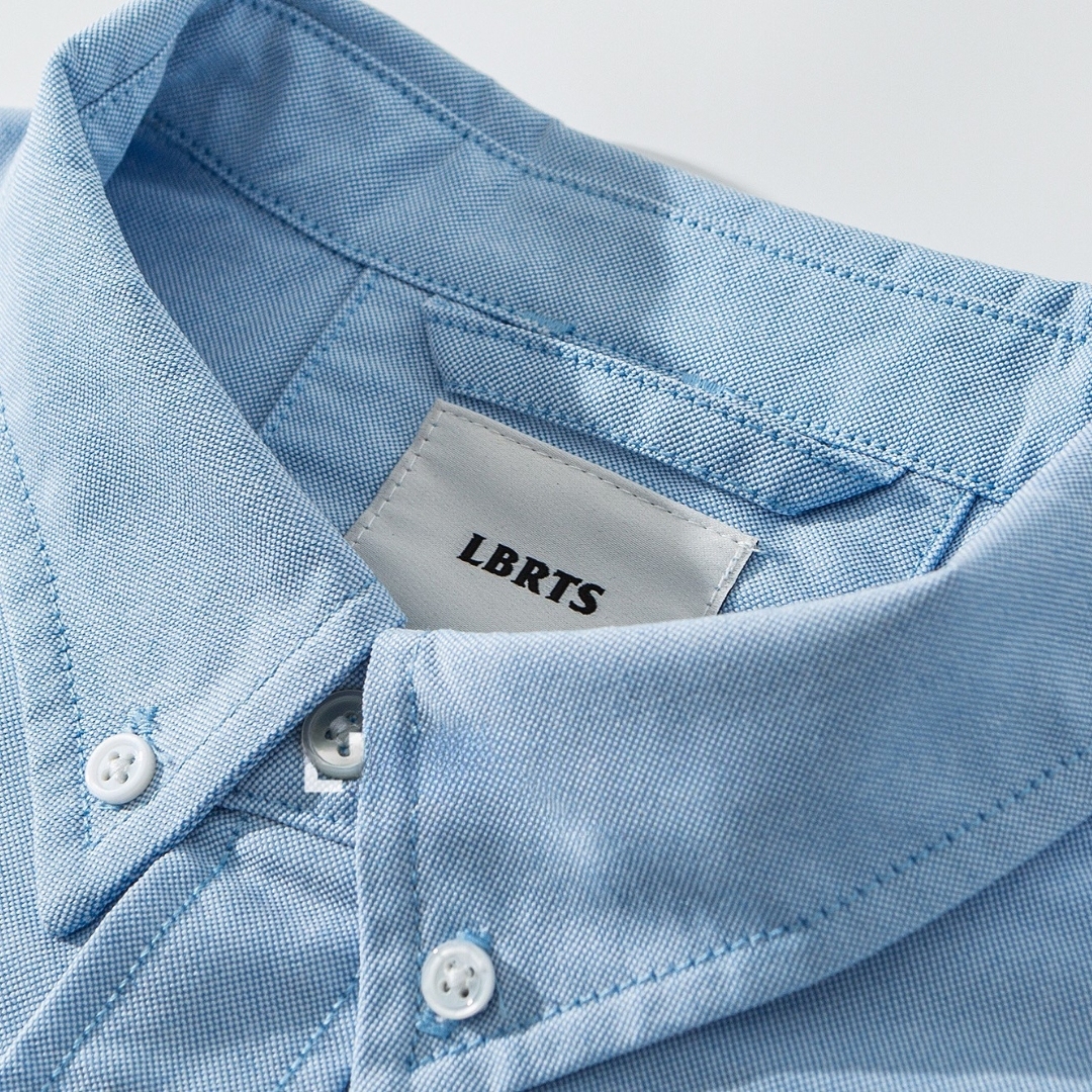 Men's Classic Oxford Button-Down Short Sleeve Shirt - Relaxed Fit 