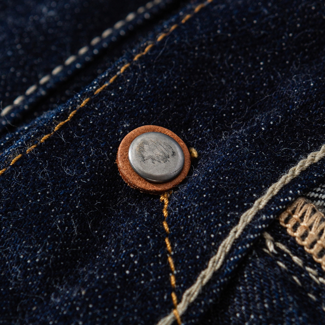 Men's Selvedge Denim Jeans - One-Wash Raw Denim with Comfort Fit