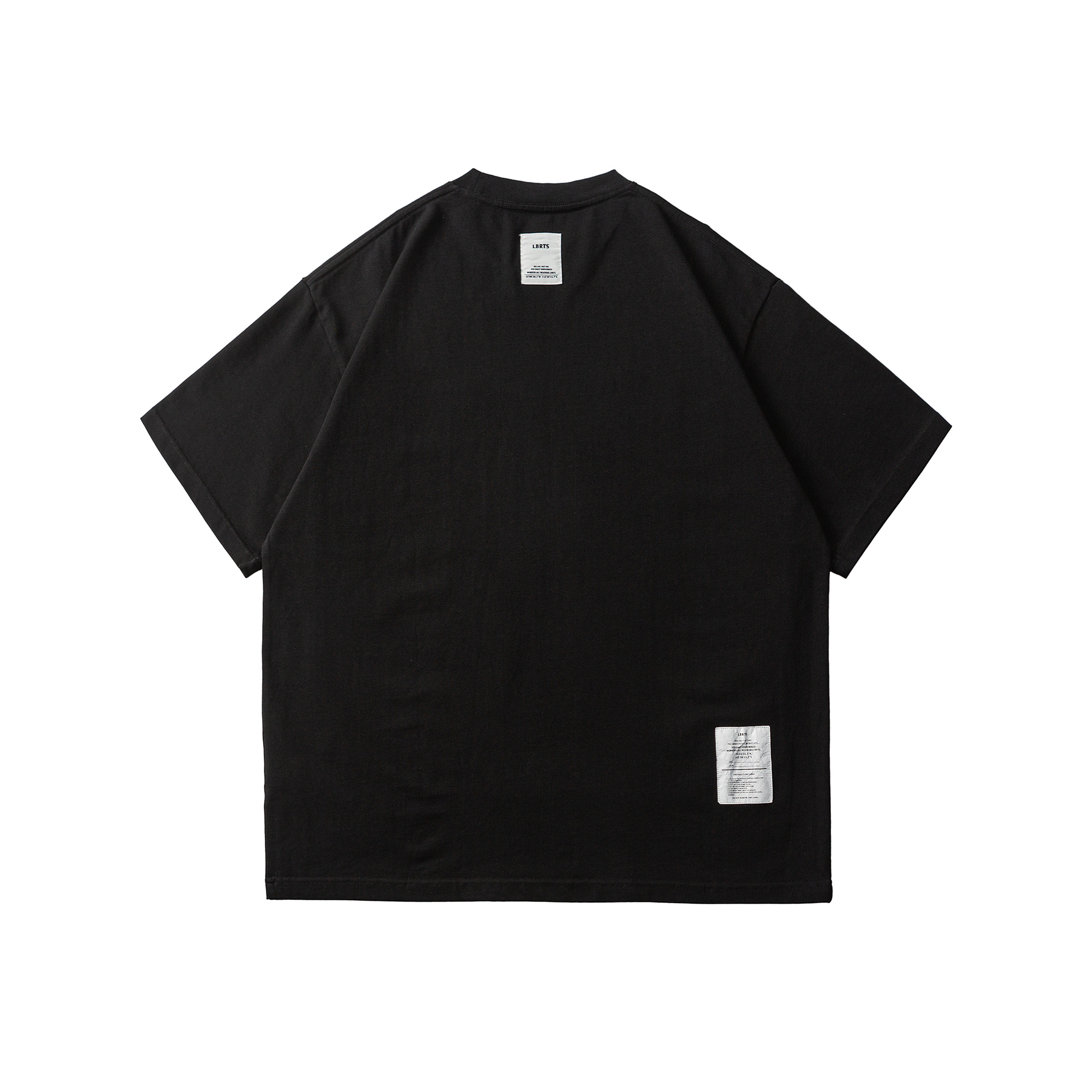 Men's Front & Back Box Logo Graphic Crewneck T-shirt - Heavyweight Cotton