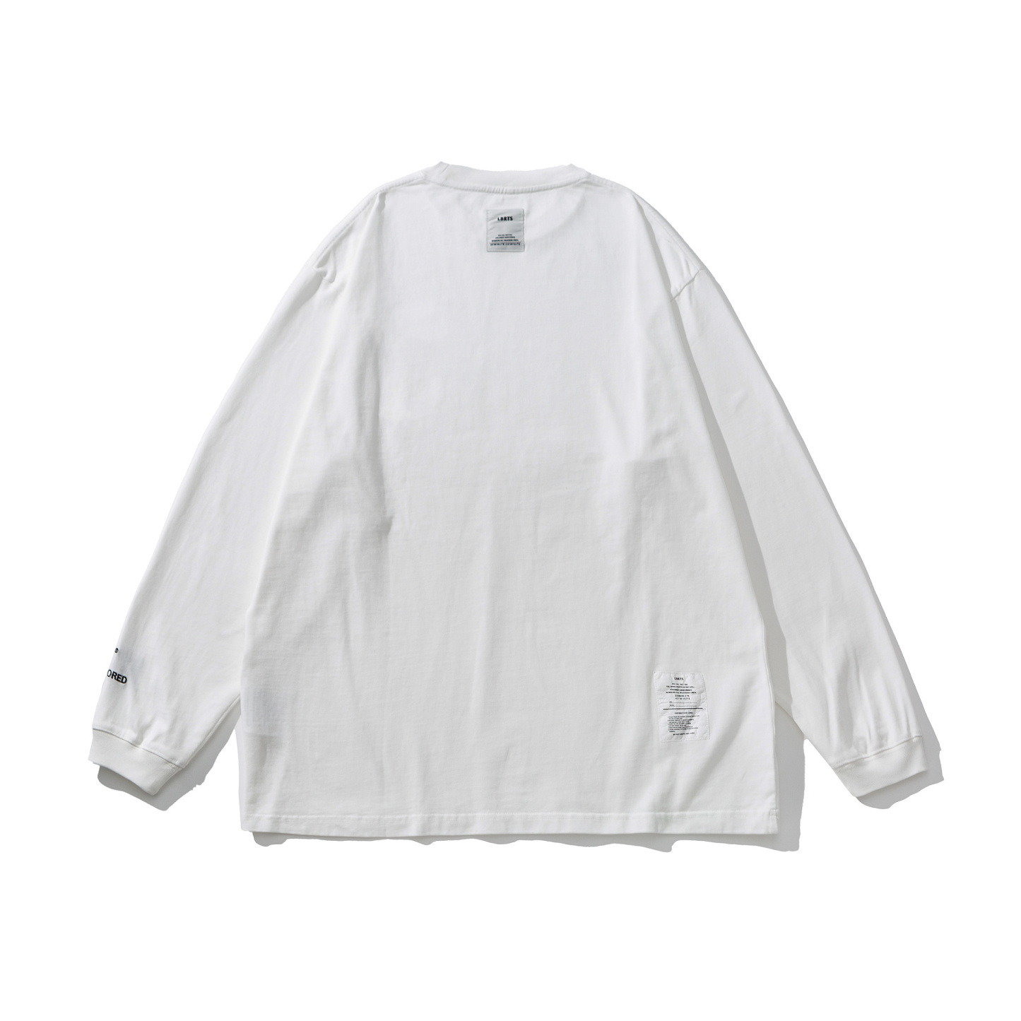Men's Embroidered Pocket Long Sleeve Tee - 310gsm Heavyweight Crewneck
