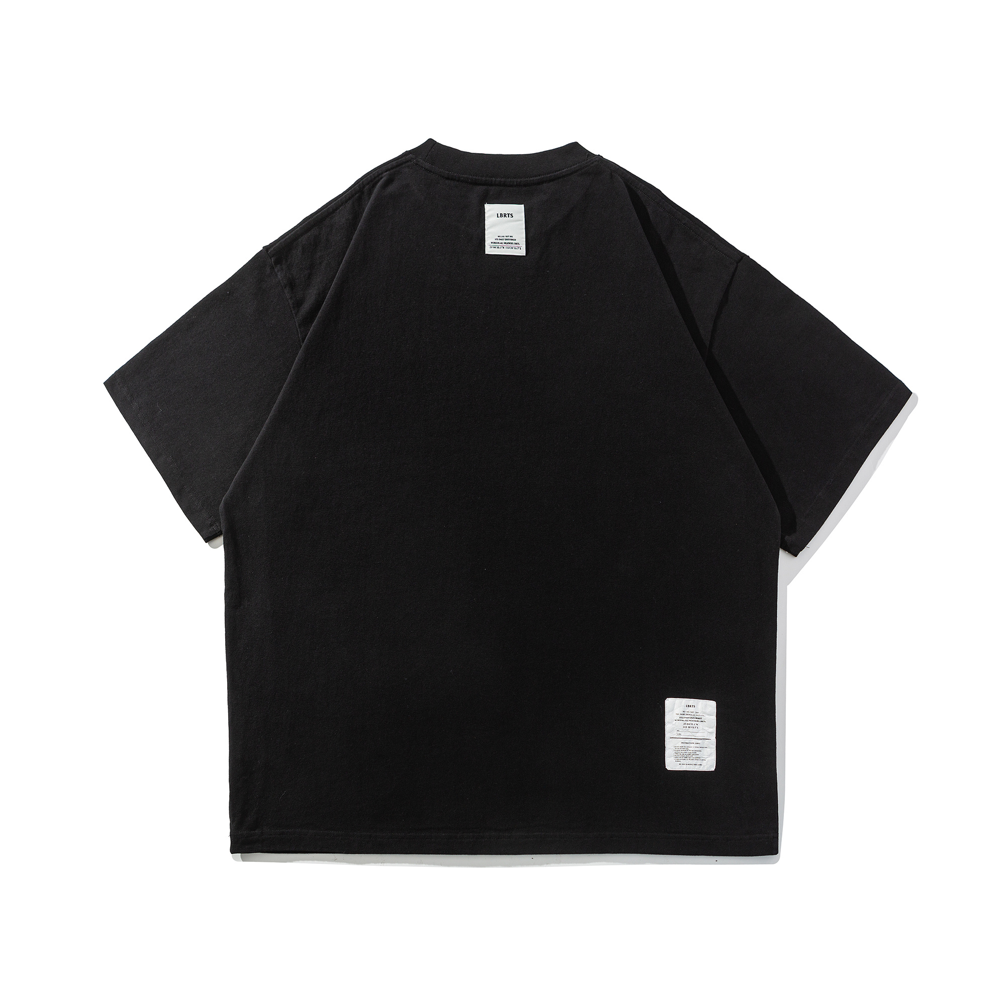 Men's Liberaturs Logo Print Crewneck T-shirt - Mid-Weight Cotton
