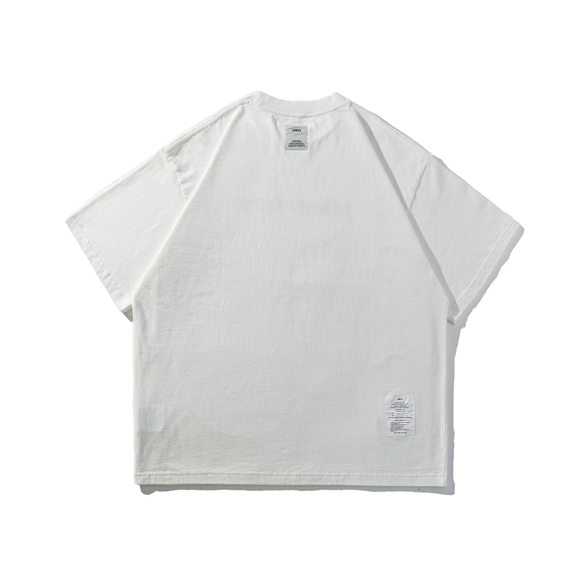 Men's Liberaturs Logo Print Crewneck T-shirt - Mid-Weight Cotton