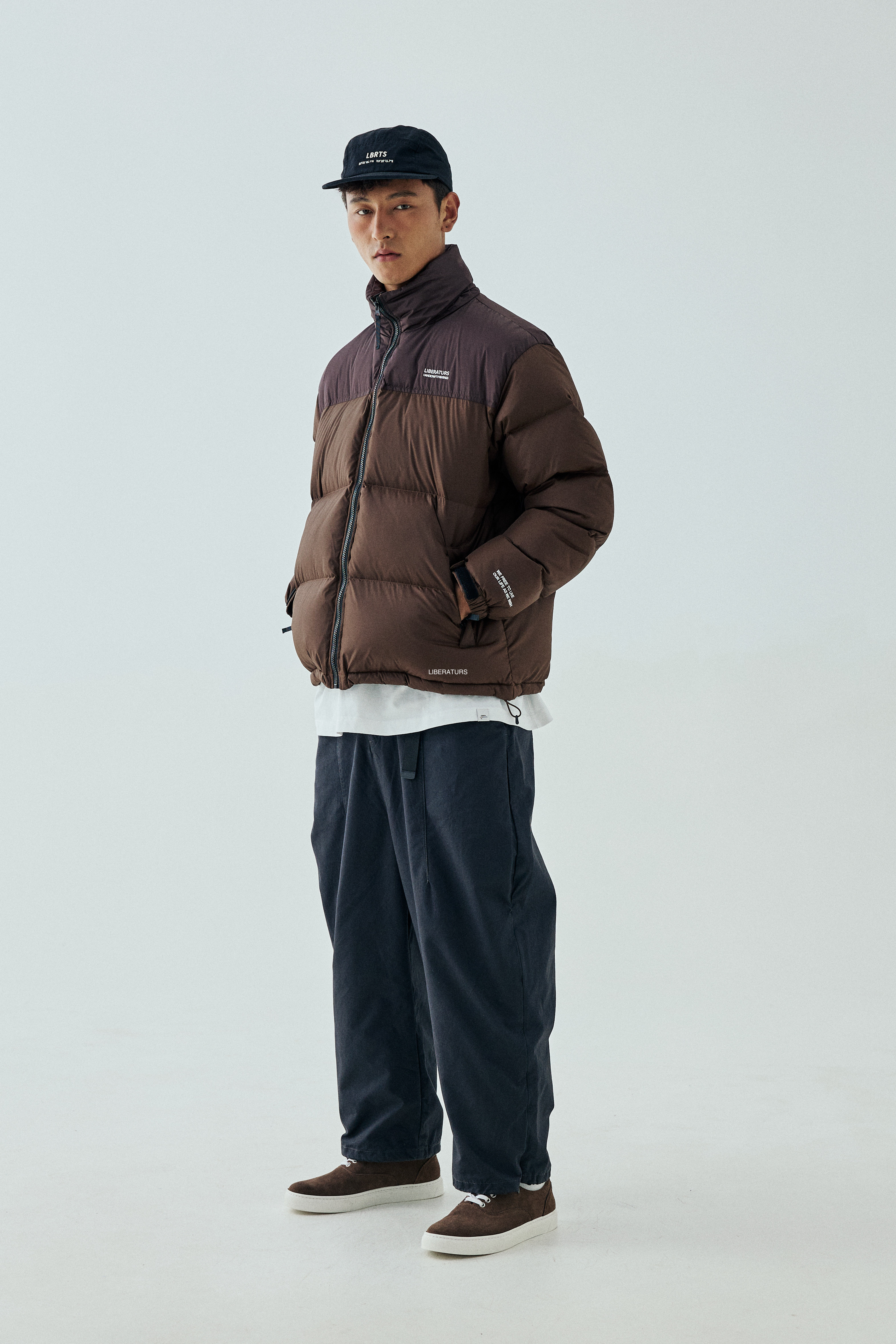 Men's Outdoor Down Jacket - Lightweight Puffer Coat -Liberaturs