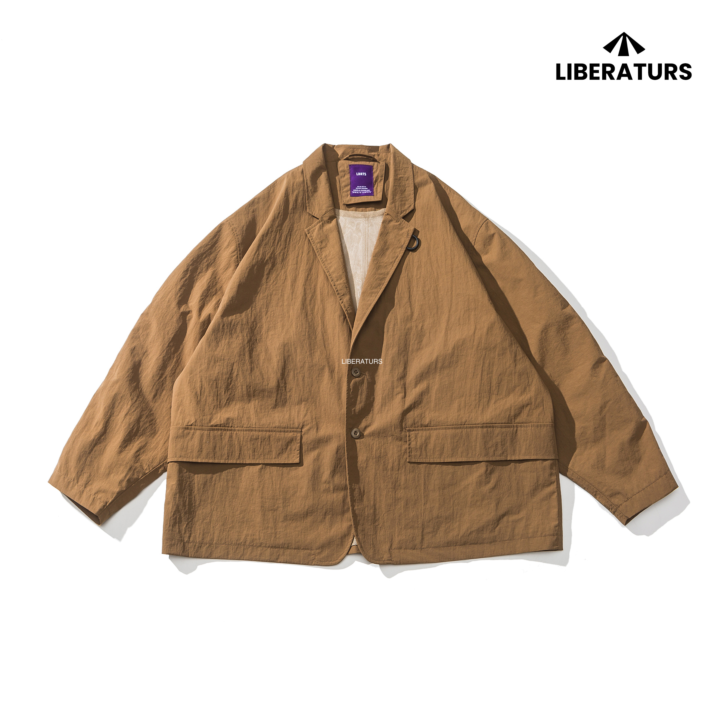 Men's Technical Blazer - Urban Outdoor Sport Coat with Multiple Pockets-Liberaturs