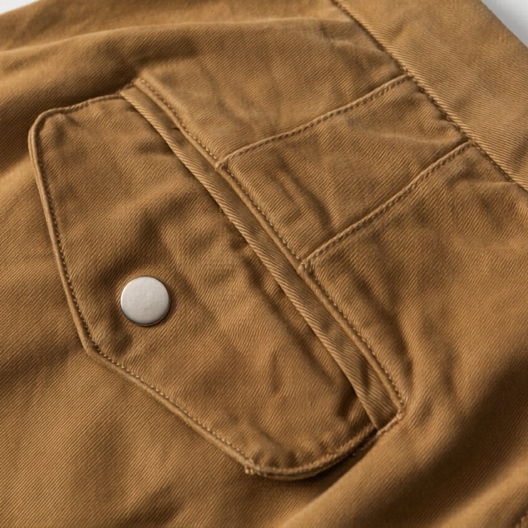 Men's Classic Chino Casual Shorts - Relaxed Fit Twill