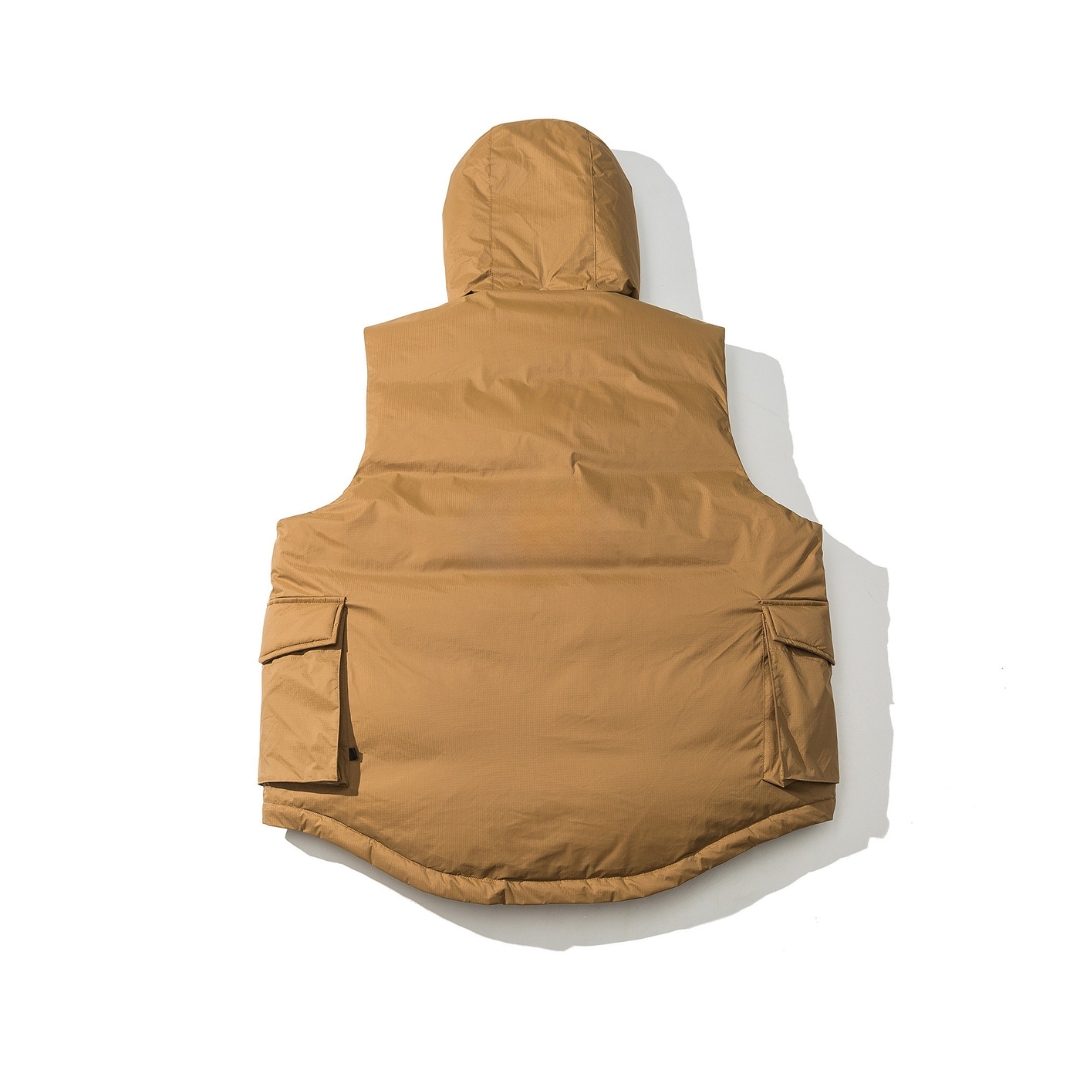 Men's Oversized Down Vest - Premium Insulated Puffer Vest-Liberaturs