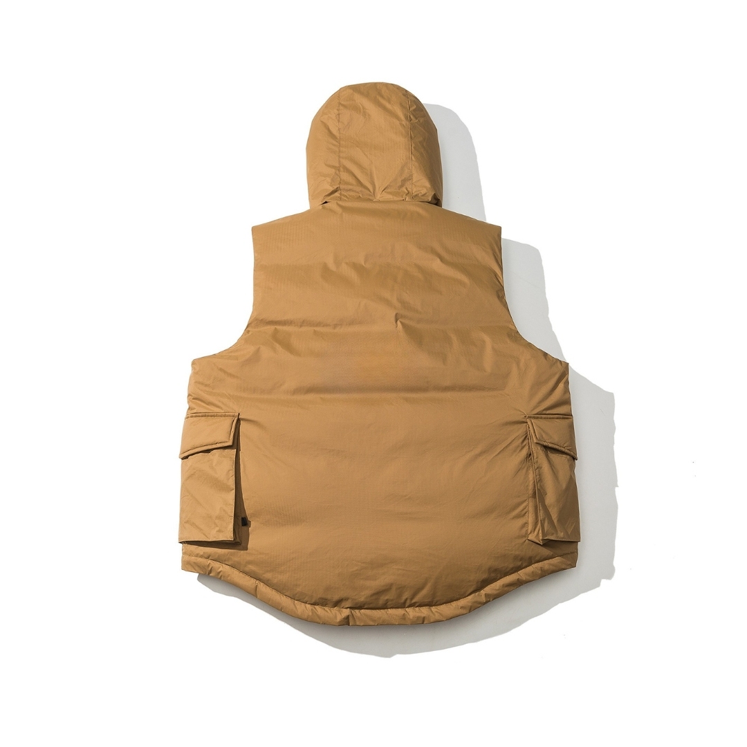 Men's Oversized Down Vest - Premium Insulated Puffer Vest-Liberaturs