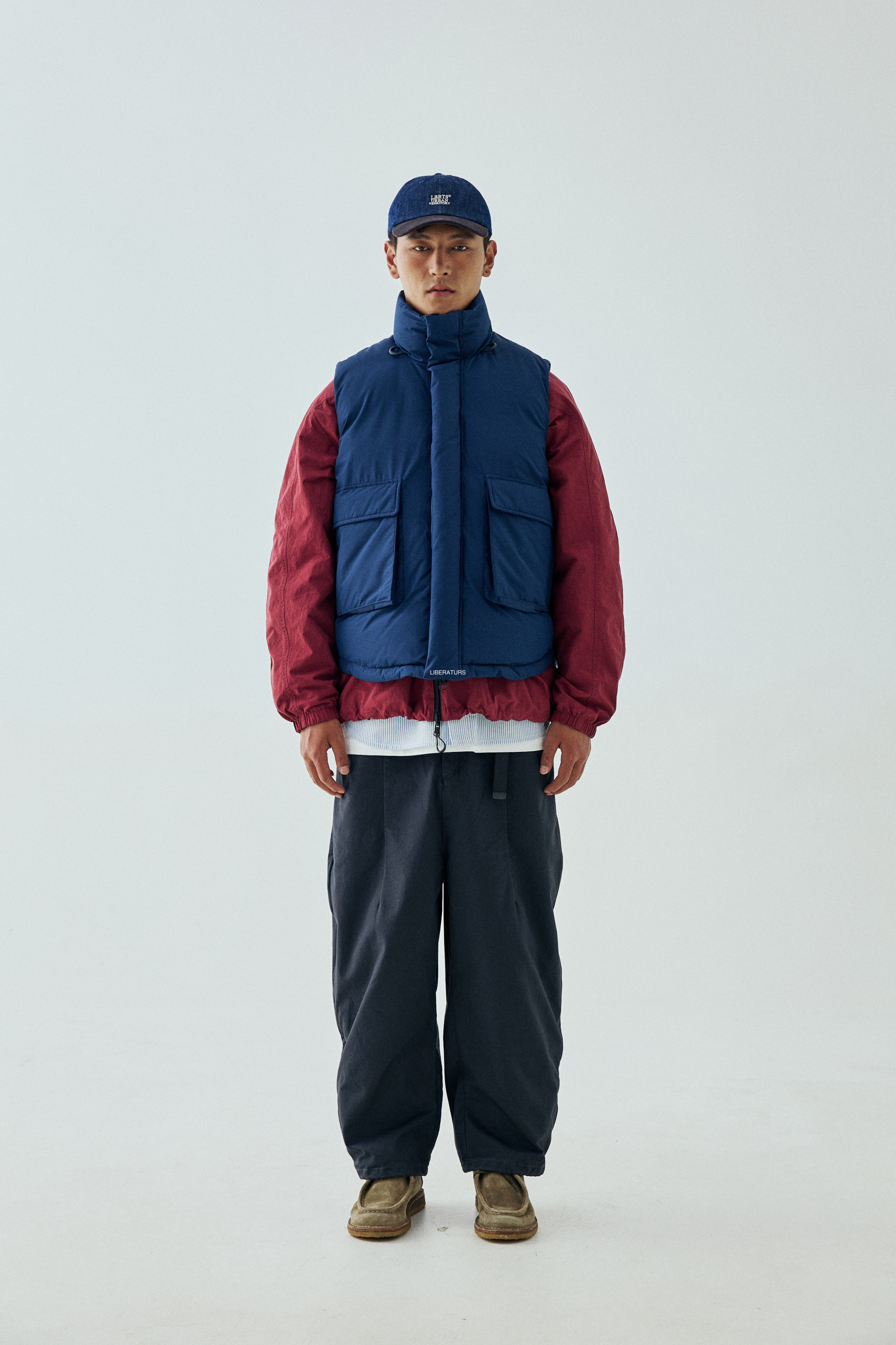 Men's Down Vest - Lightweight Quilted Puffer Vest for Urban Wear -Liberaturs