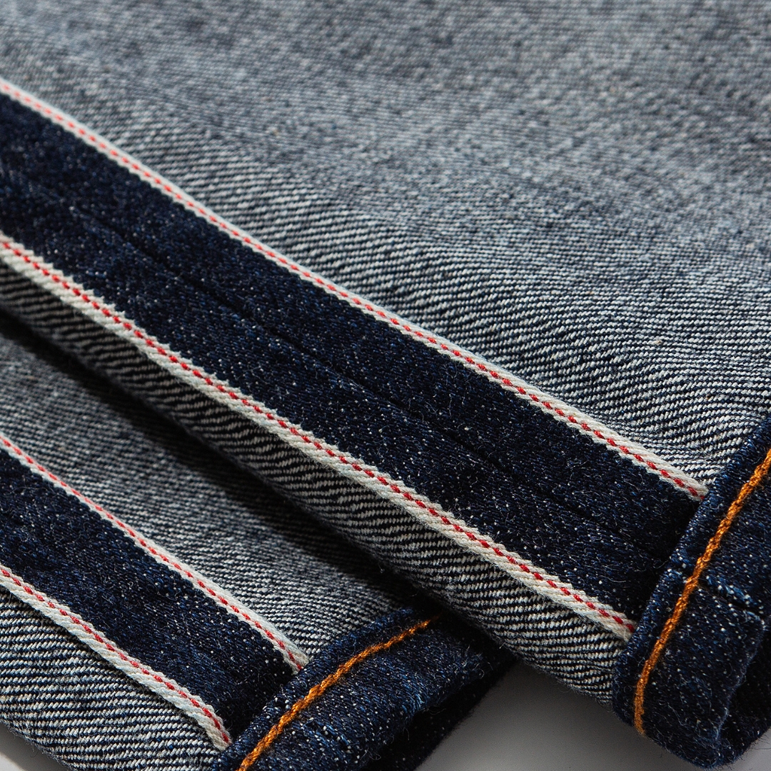 Men's Selvedge Denim Jeans - One-Wash Raw Denim with Comfort Fit