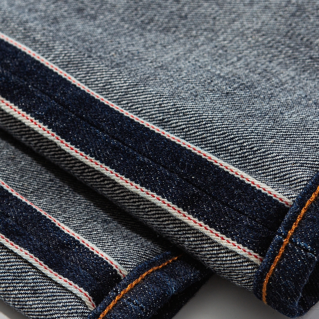 Men's Selvedge Denim Jeans - One-Wash Raw Denim with Comfort Fit