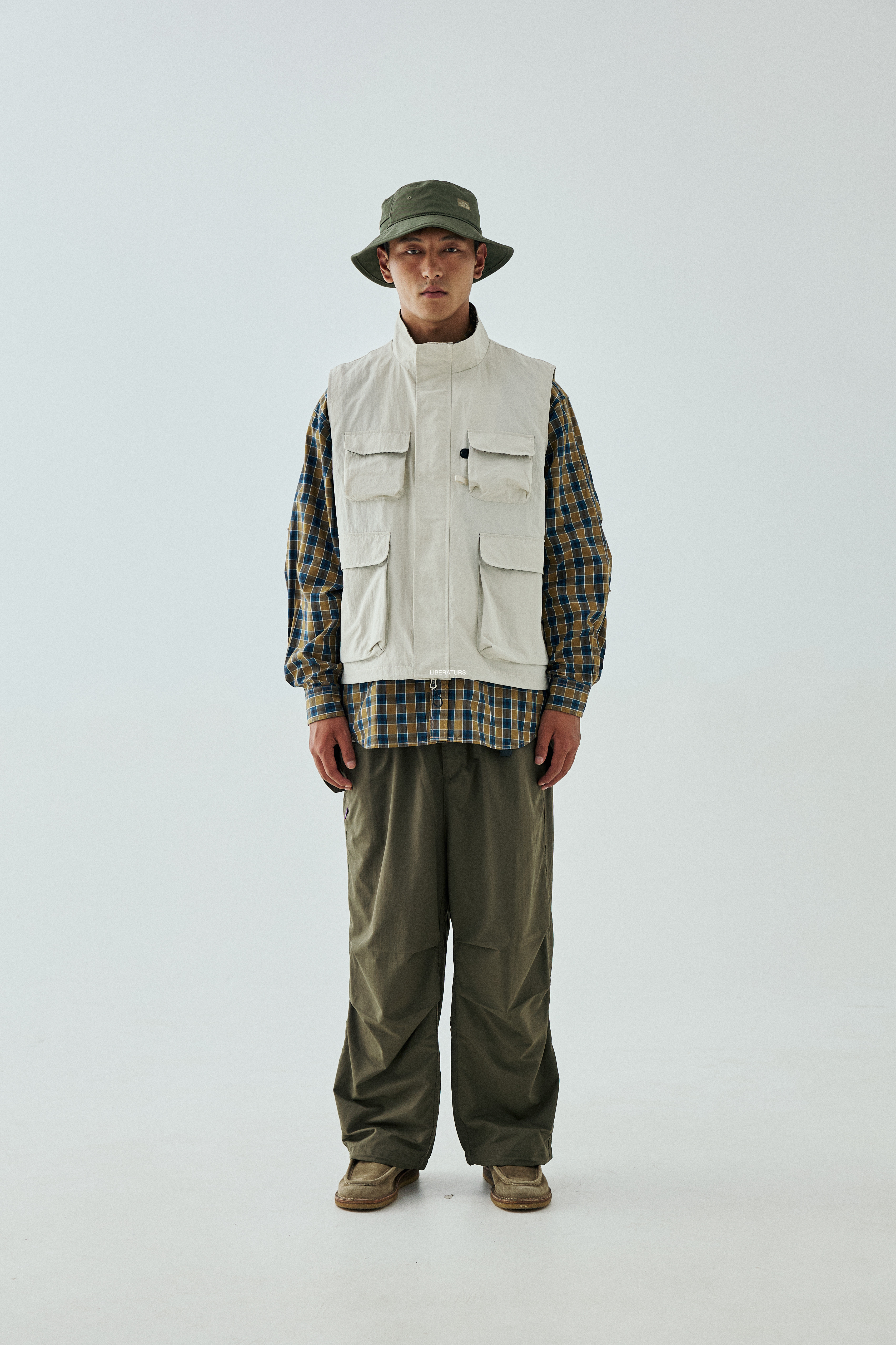 Men's Logger Vest - Outdoor Utility Vest with Multiple Pockets -Liberaturs