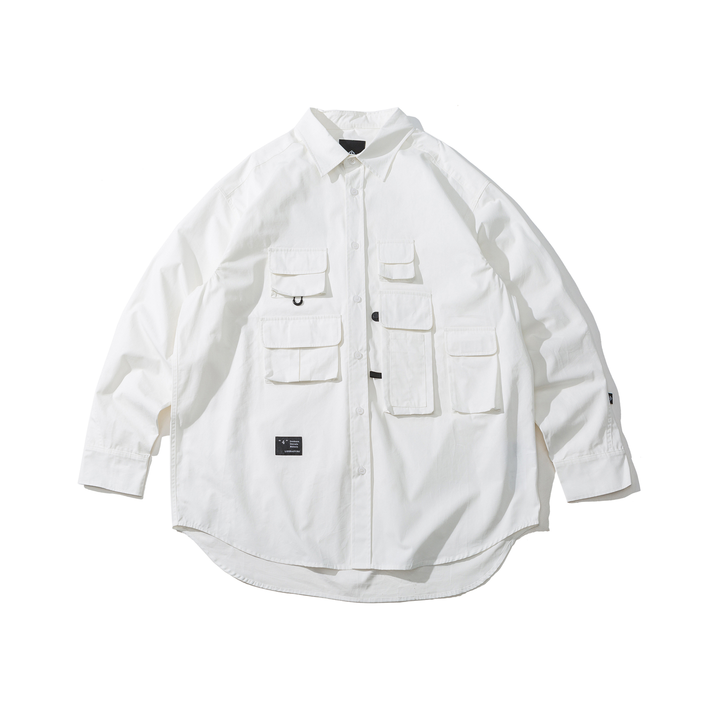 Men's Work Shirt - Utility Pocket Shirt with Relaxed Fit-Liberaturs
