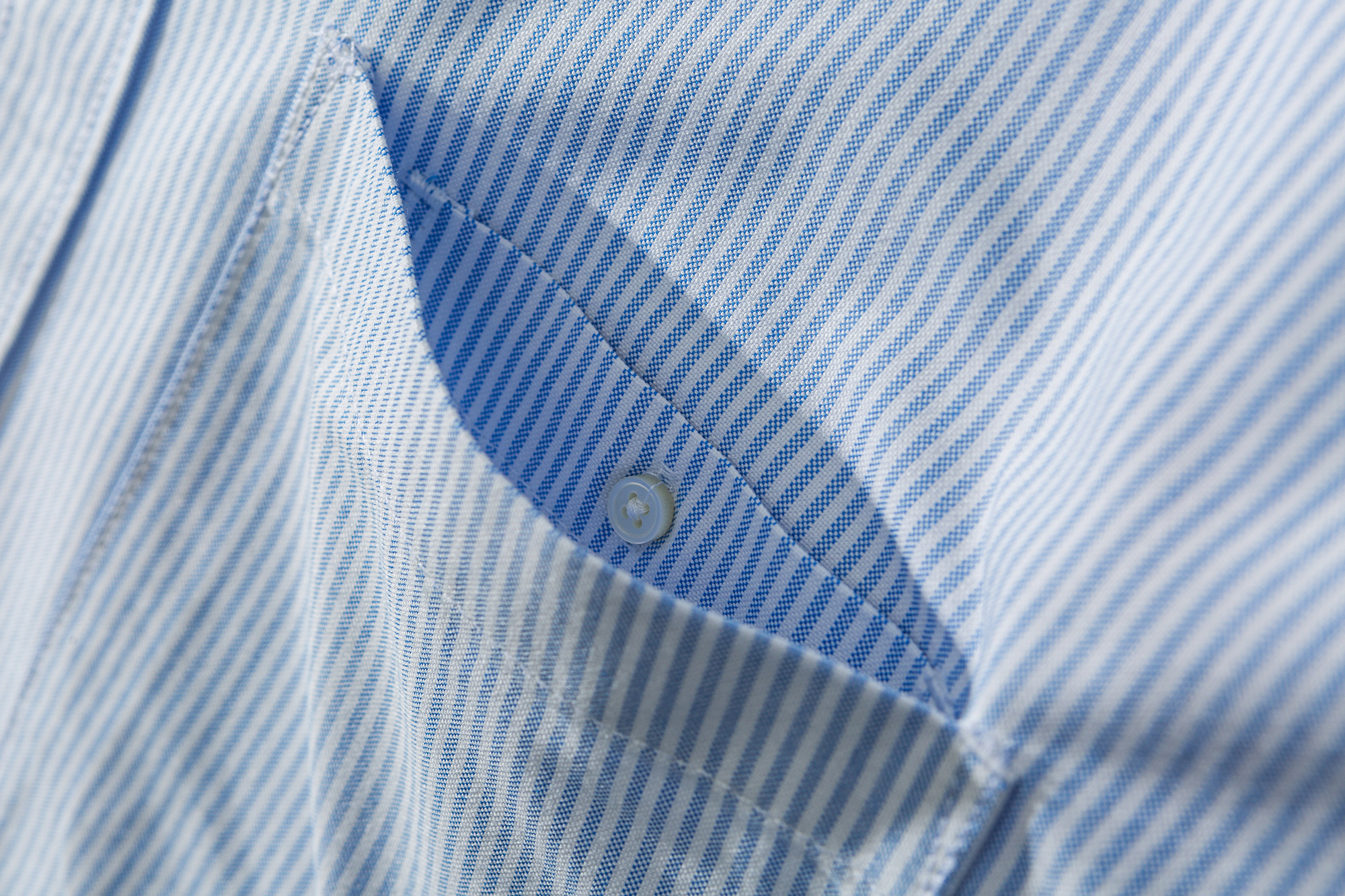 Men's Oxford Stripe Short Sleeve Shirt - Relaxed Fit 