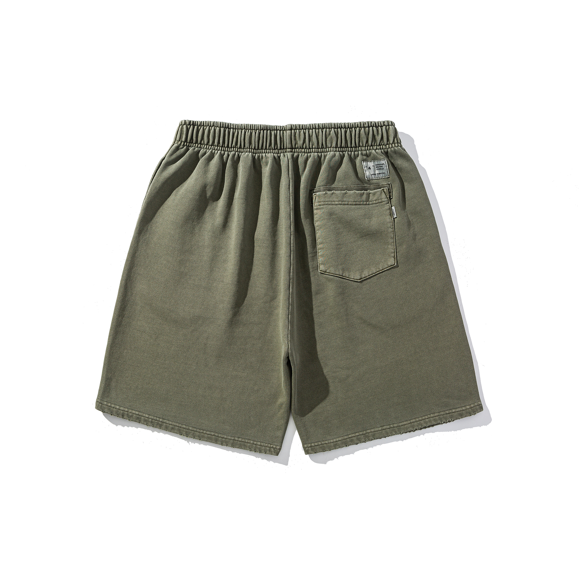 [Copy]Men's Embroidered Casual Sweat Shorts - Relaxed Fit Cotton Knit