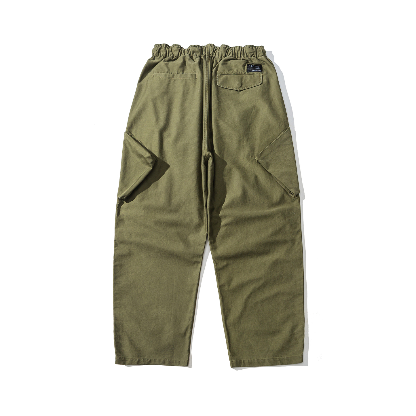 Men's Utility Cargo Pants - Workwear Trousers with Expandable Pockets -Liberaturs