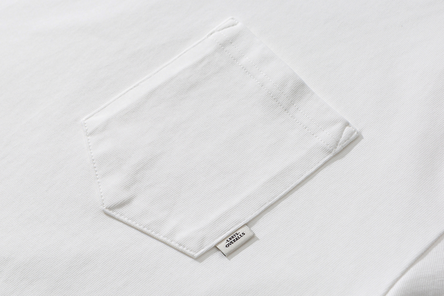 Men's Embroidered Pocket Long Sleeve Tee - 310gsm Heavyweight Crewneck