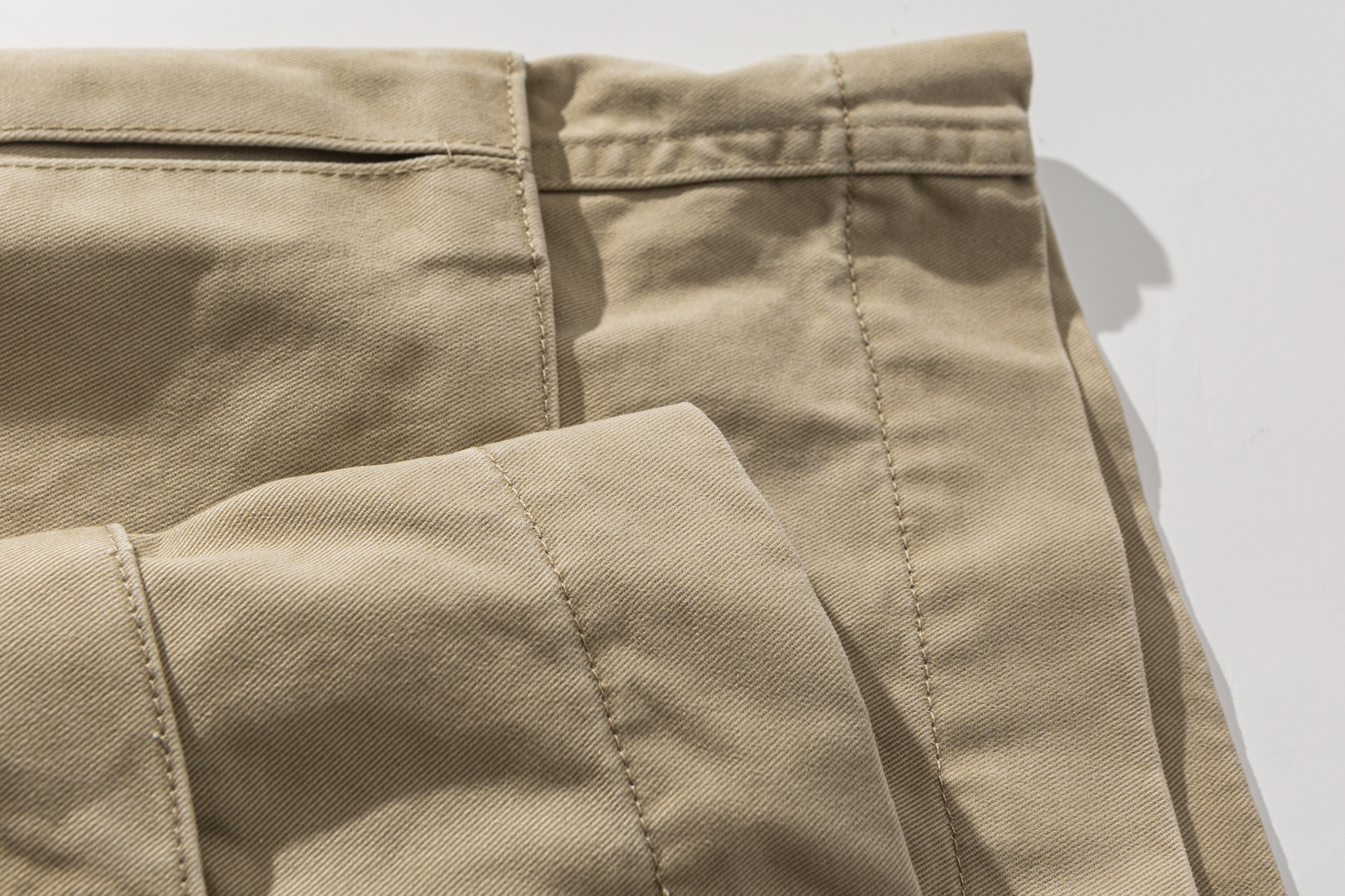 Men's Relaxed Fit Cargo Chino Shorts - Classic Utility Casual Twill